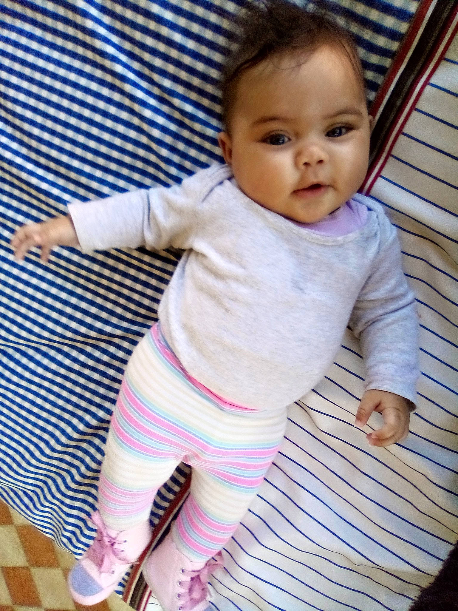 Jaylani is registered to the contest to win money with this photo: baby, baby_products, baby_toddler_clothing, child, person, pink, product, skin, sleeve, toddler