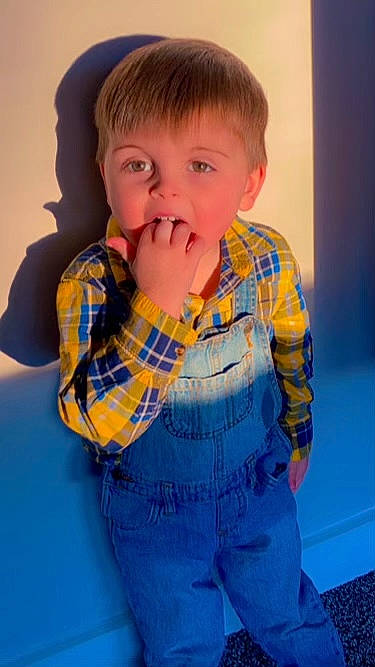 Joseph joined the competition — help win amazing prizes! baby, baby_toddler_clothing, cheek, eye, face, forehead, gesture, hair, happy, head, iris, lip, mouth, neck, nose, orange, person, shoulder, skin, sleeve