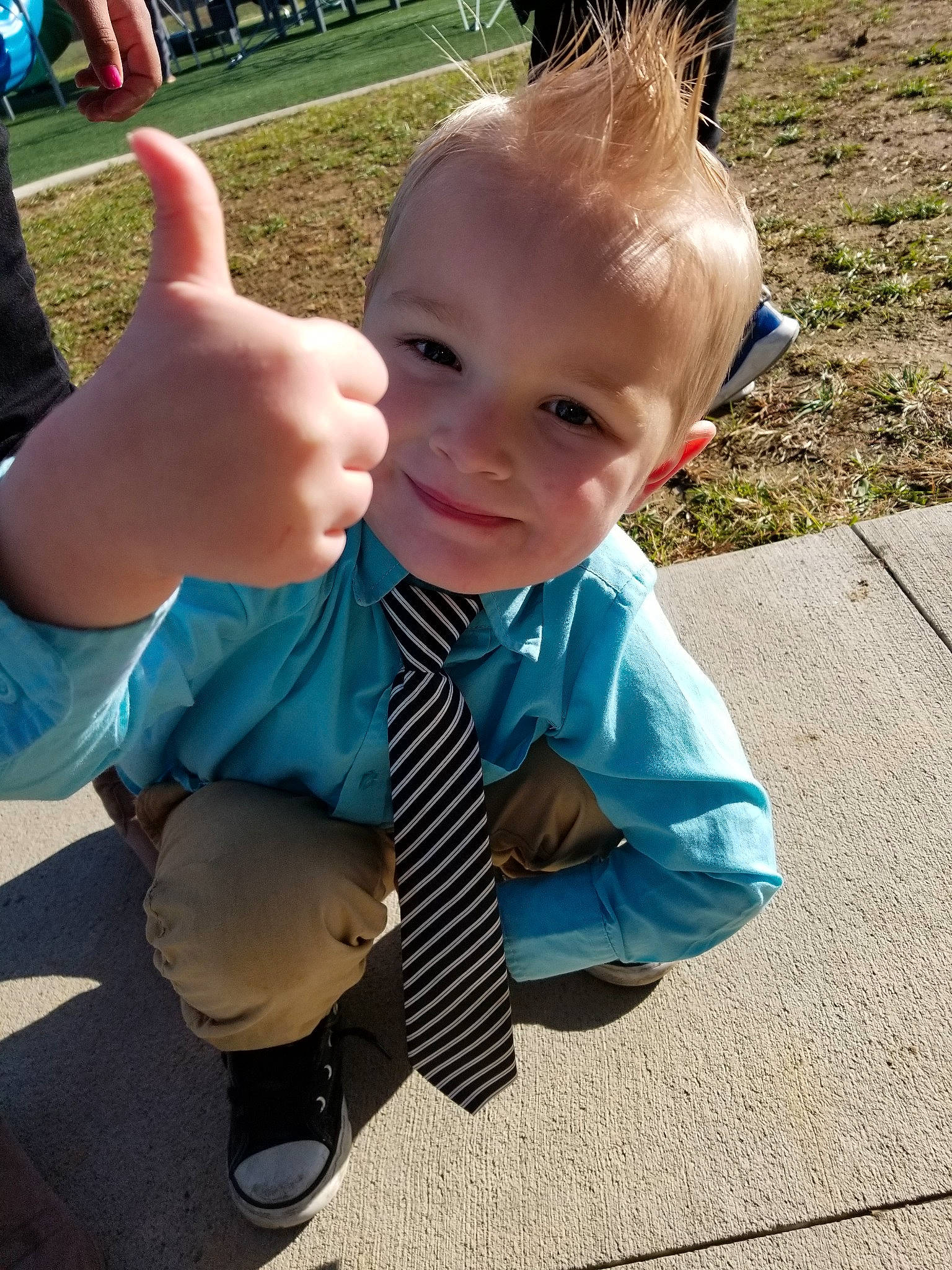 William joined the competition — help win amazing prizes! baby, child, face, finger, fun, gesture, grass, hairstyle, hand, head, joy, leisure, person, play, smile, summer, thumb, toddler, vacation