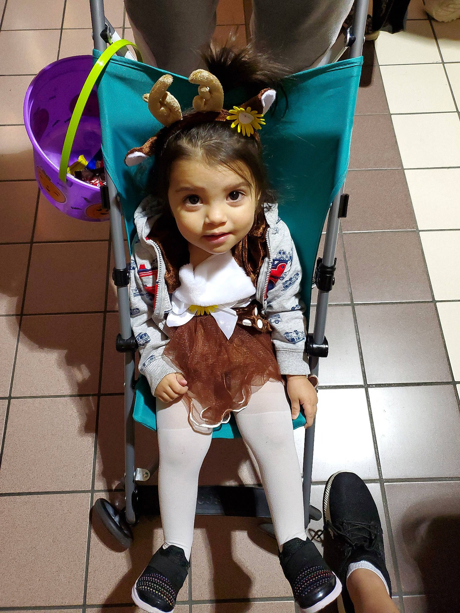 Amyah joined the competition — help win amazing prizes! child, cosplay, costume, ear, fawn, hair_coloring, person, toddler, vacation