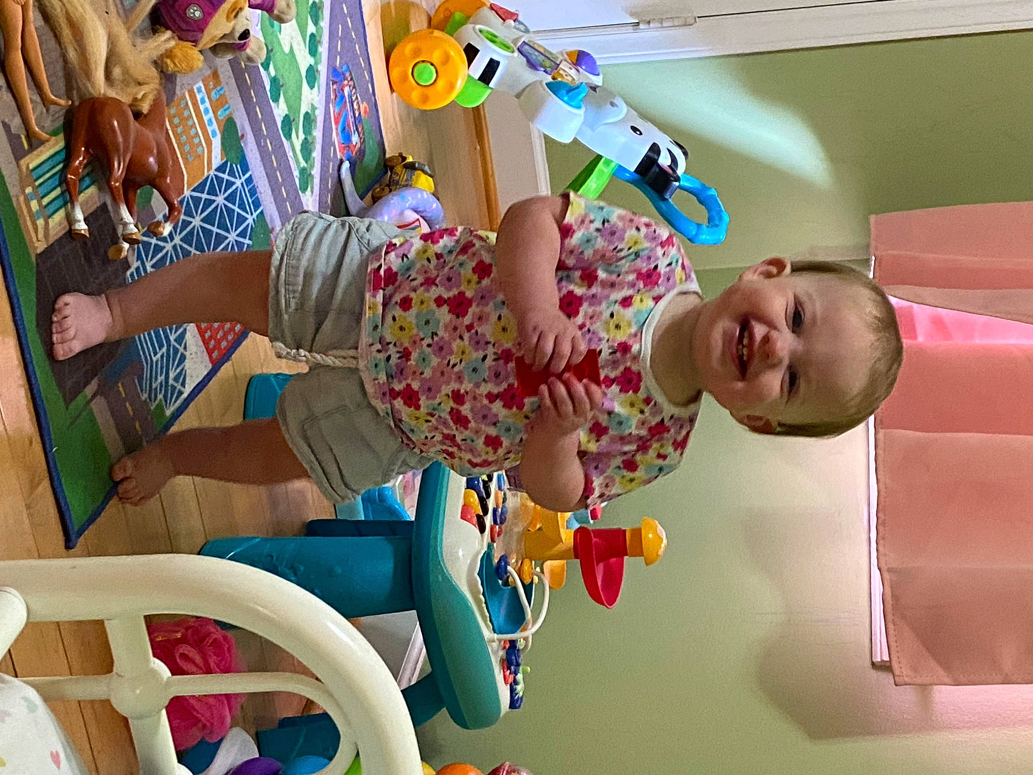 Alayna is registered to the contest to win money with this photo: baby, baby_products, baby_toys, child, event, fun, happy, joy, kindergarten, leisure, party, party_supply, person, play, recreation, room, smile, toddler, toy, vacation