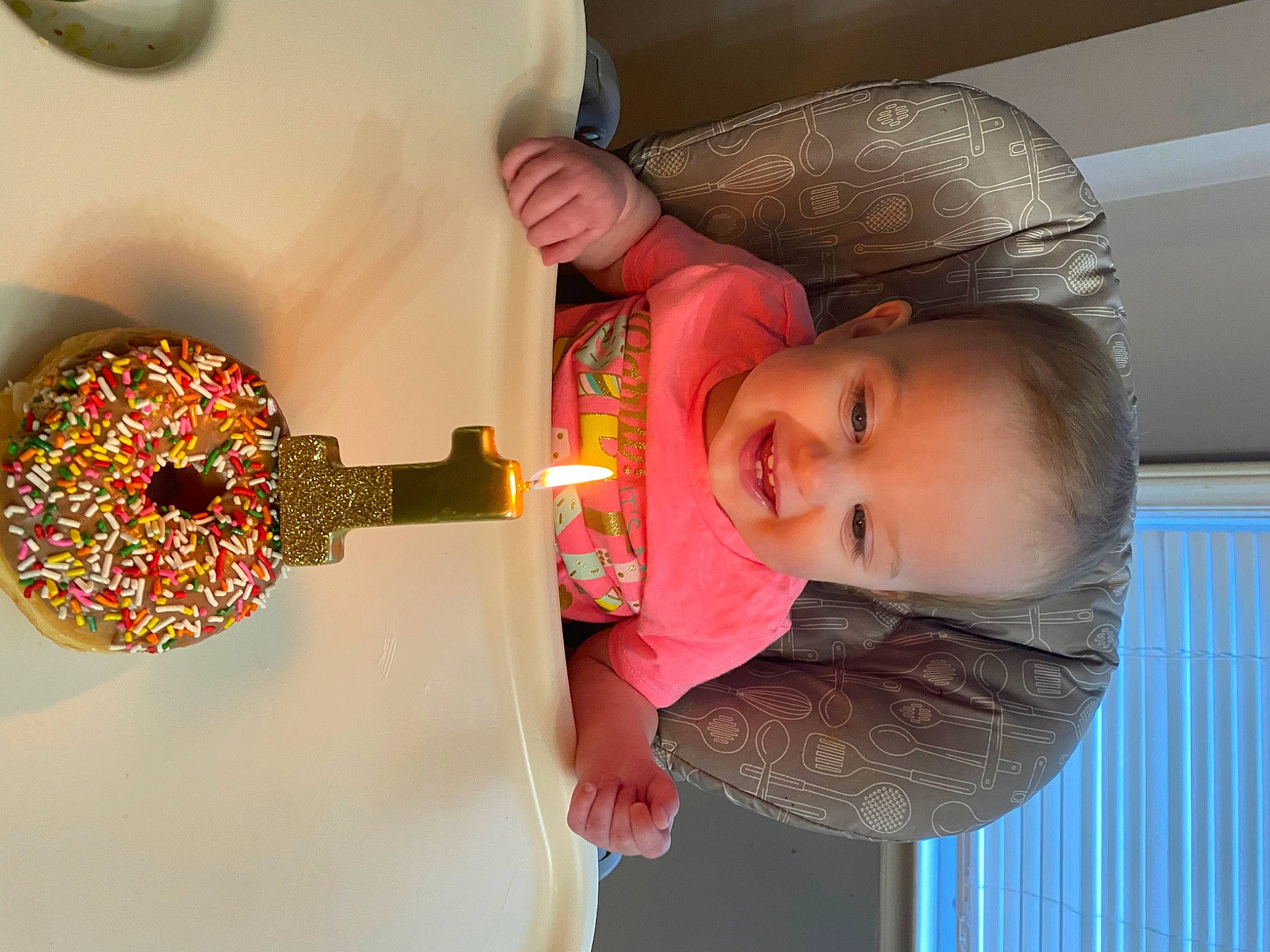 Alayna joined the competition — help win amazing prizes! arm, baby, baby_products, baby_toddler_clothing, cheek, child, circle, eye, fashion_accessory, finger, fun, hand, happy, nose, pattern, person, room, skin, smile, toddler