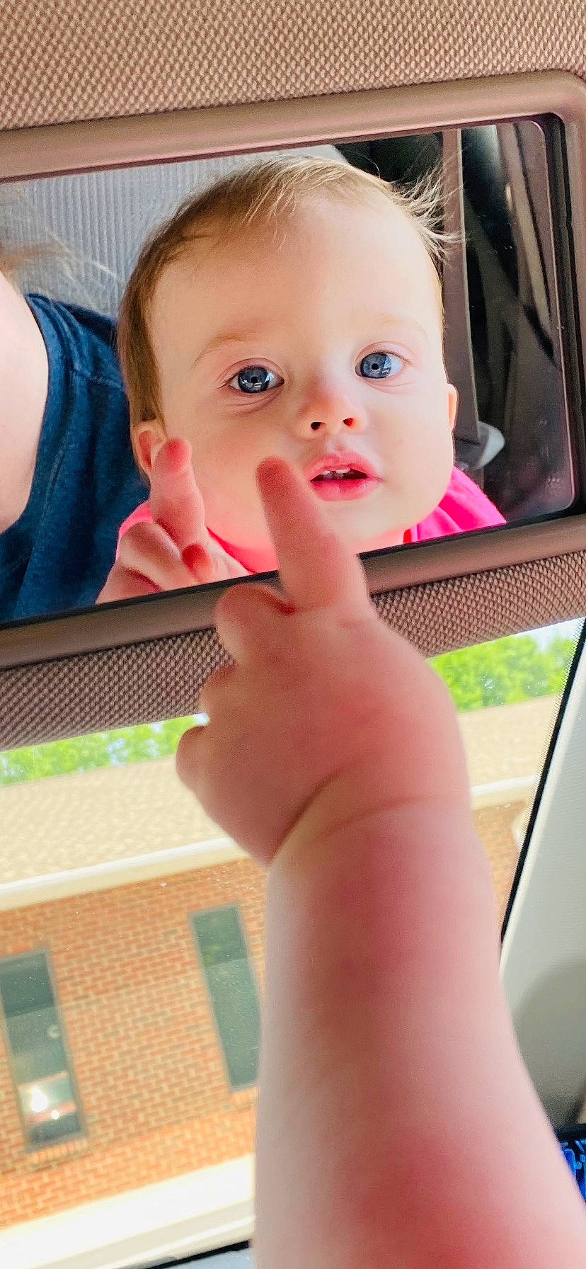Alayna joined the competition — help win amazing prizes! baby, baby_toddler_clothing, cheek, child, chin, eye, eyebrow, eyelash, finger, gesture, happy, iris, lip, mouth, nail, nose, person, skin, smile, thumb