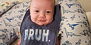 Trace joined the competition — help win amazing prizes! baby, bed, bedroom, bib, blanket, clothing, couch, cushion, face, furniture, head, homedecor, indoors, newborn, pants, person, photography, pillow, portrait, room