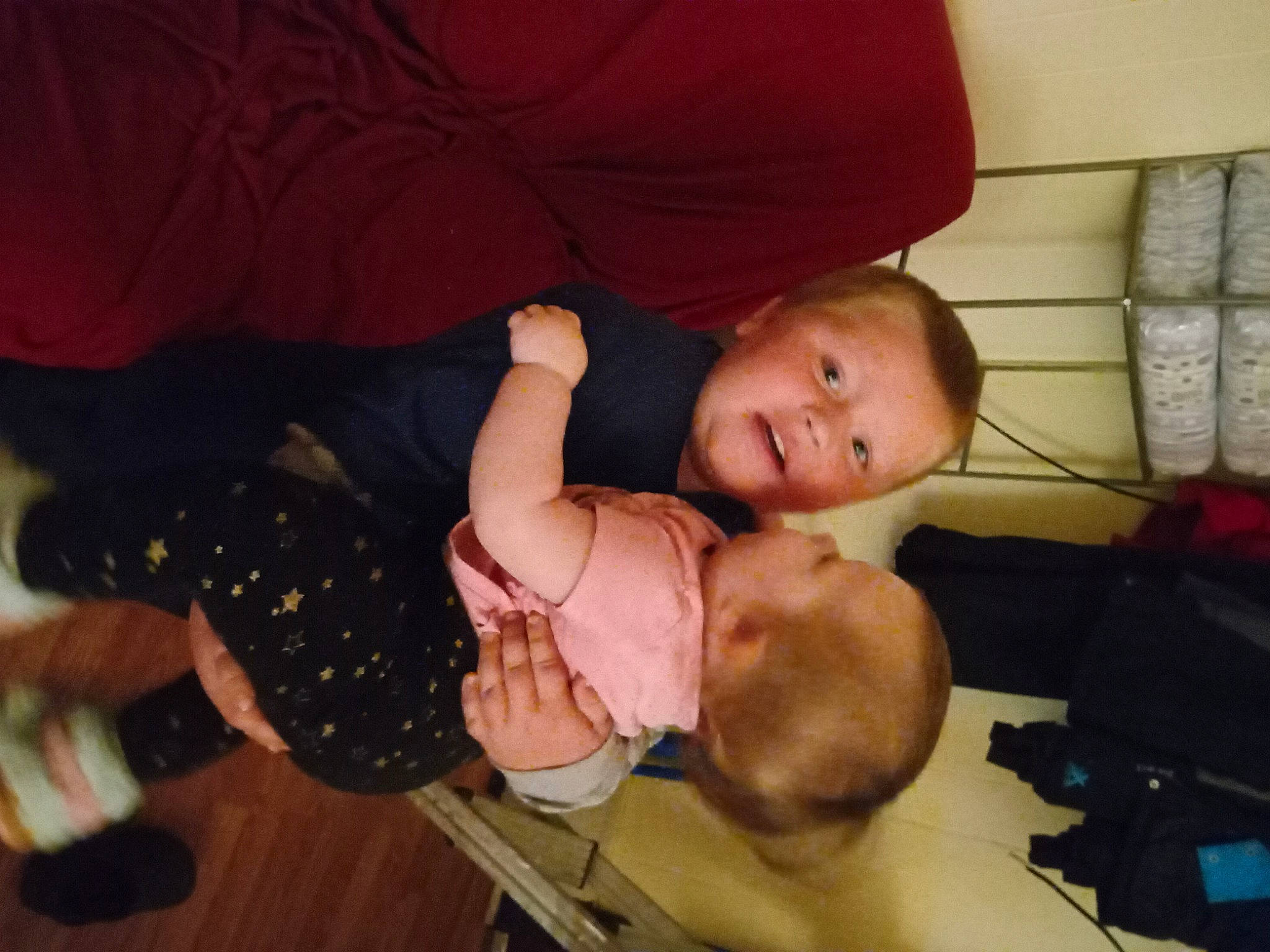 Jaxtin joined the competition — help win amazing prizes! baby, baby_products, baby_toddler_clothing, cheek, child, comfort, elbow, finger, foot, fun, hardwood, head, lap, mouth, person, room, sitting, smile, thumb, toddler