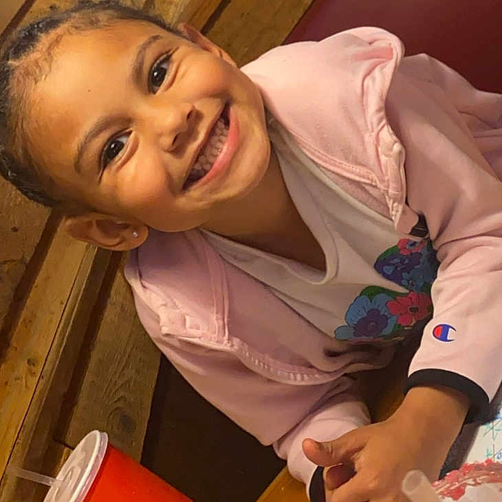 Skyra is registered to the contest to win money with this photo: baby, babylaughing, bodypart, child, clothing, coat, dimples, face, female, girl, hair, happy, head, jacket, person, photography, portrait, shirt, shoulder, smile