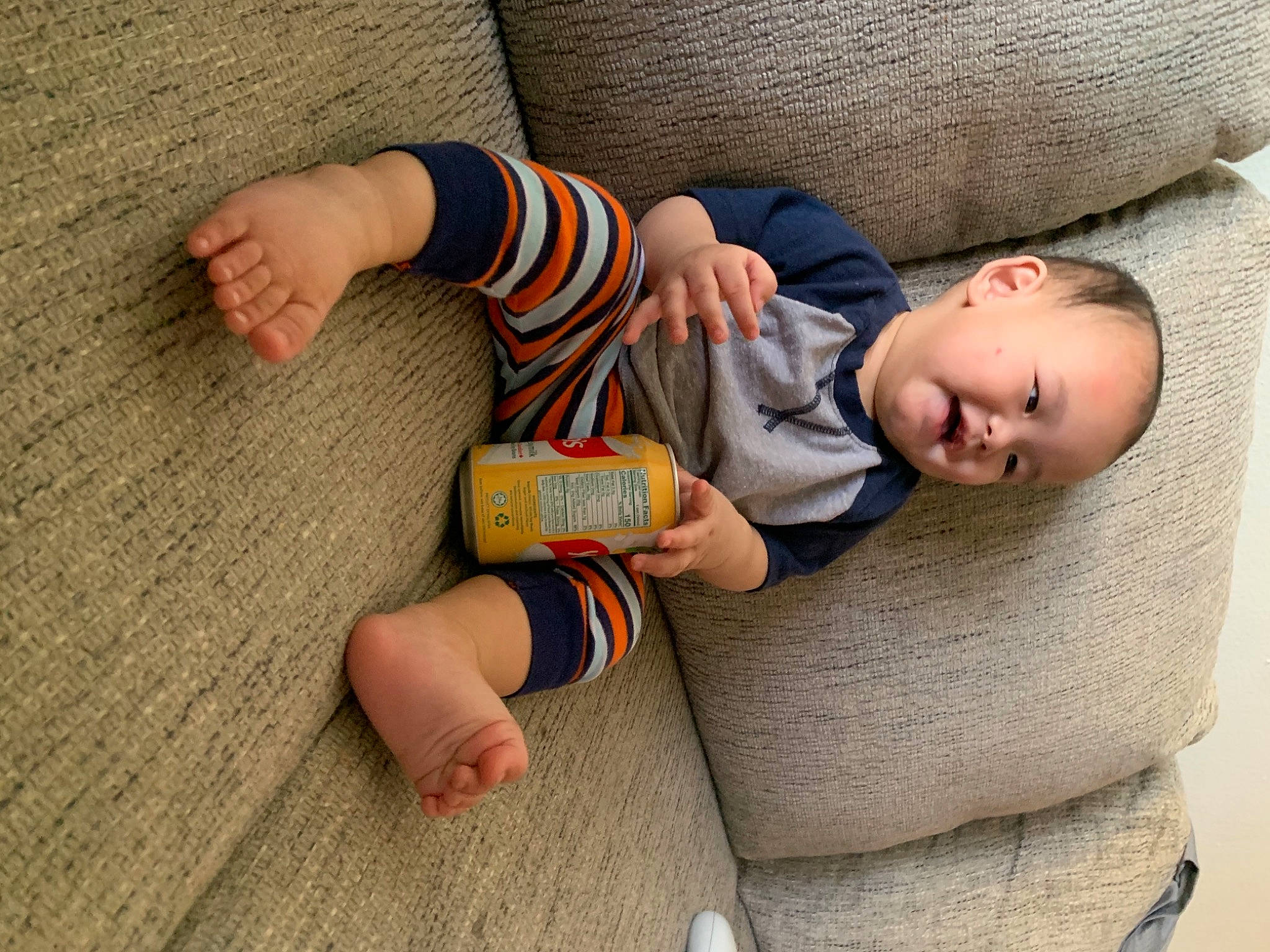 Russell Vang joined the competition — help win amazing prizes! baby, baby_toddler_clothing, child, comfort, elbow, finger, human, nail, person, play, sock, thumb, toddler, wrist