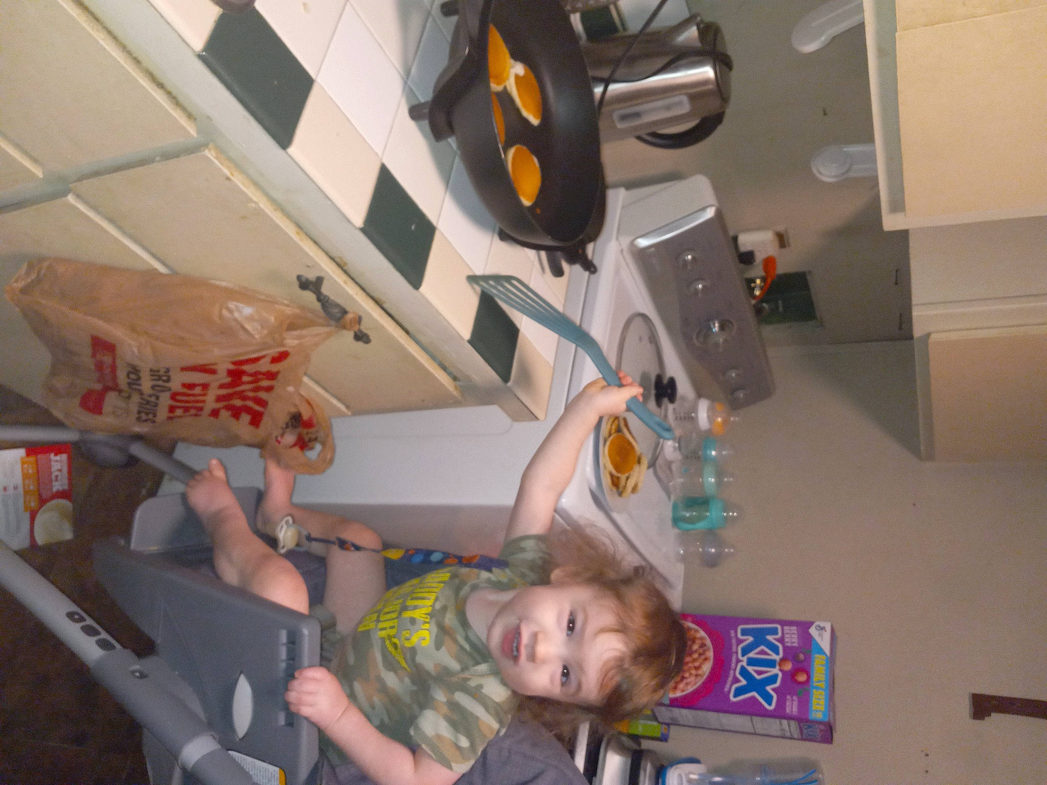 Mason joined the competition — help win amazing prizes! audio_equipment, automotive_tire, baby, ceiling, chair, child, flooring, fun, house, machine, person, play, room, space, t_shirt, toddler, wood