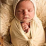 Clyde a rejoint le concours — aidez-le/la à gagner de superbes lots ! adorable, baby, basket, bear_ears, child, cozy, cute, fluffy_blanket, headwear, indoors, infant, knitted_hat, newborn, peaceful, portrait, sleeping, soft_lighting, swaddle, warm, wrapped