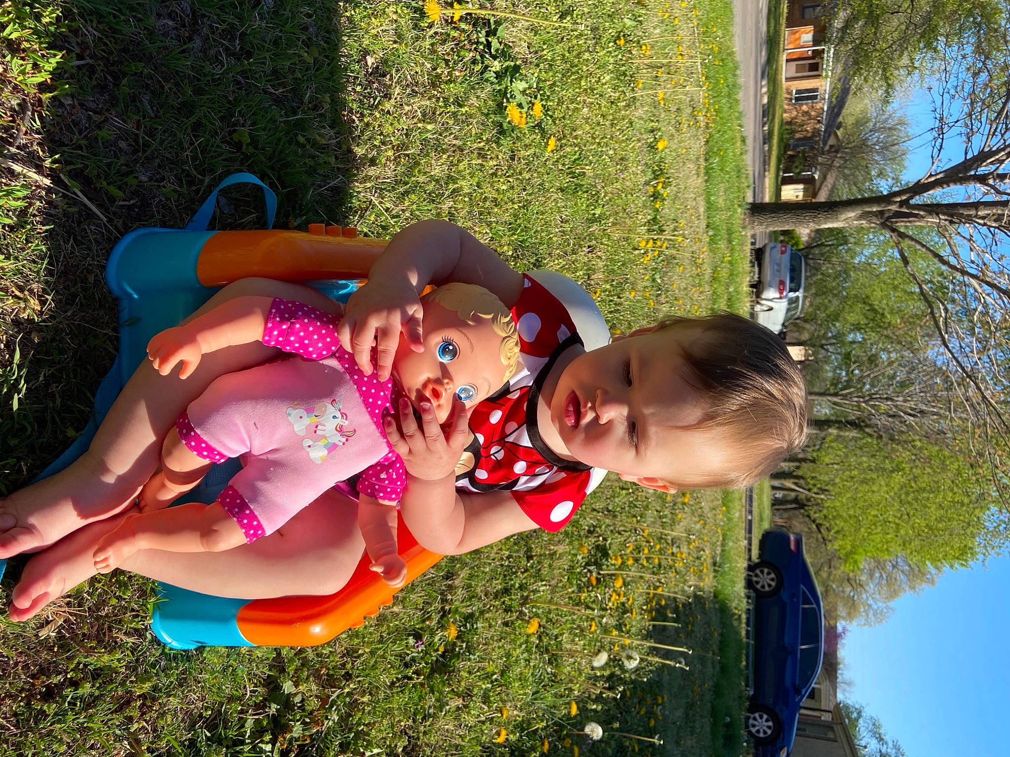 Astrid joined the competition — help win amazing prizes! baby, beauty, botany, child, flower, fun, grass, happy, leaf, leisure, people_in_nature, person, plant, play, recreation, sky, spring, summer, toddler, tree