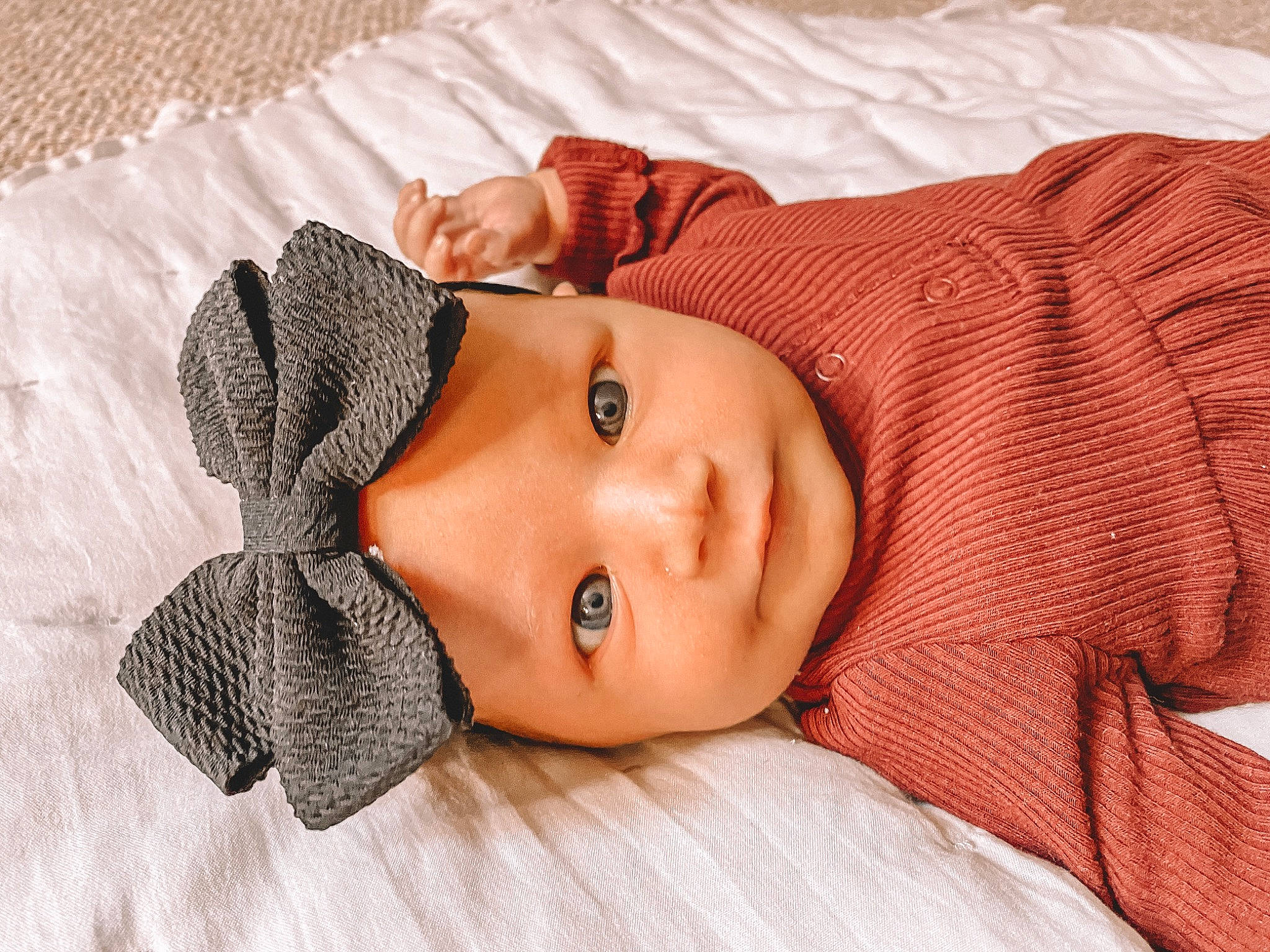 Braylee joined the competition — help win amazing prizes! baby, baby_sleeping, beauty, cheek, child, close_up, ear, eye, face, hair_accessory, headgear, headwear, linens, nose, person, photograph, photography, portrait_photography, skin, toddler
