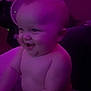 baby, child, infant, purple_light, smiling, sitting, naked, chubby, face, head, arm, body, indoor, person, cute, expression, happy, skin, portrait, human