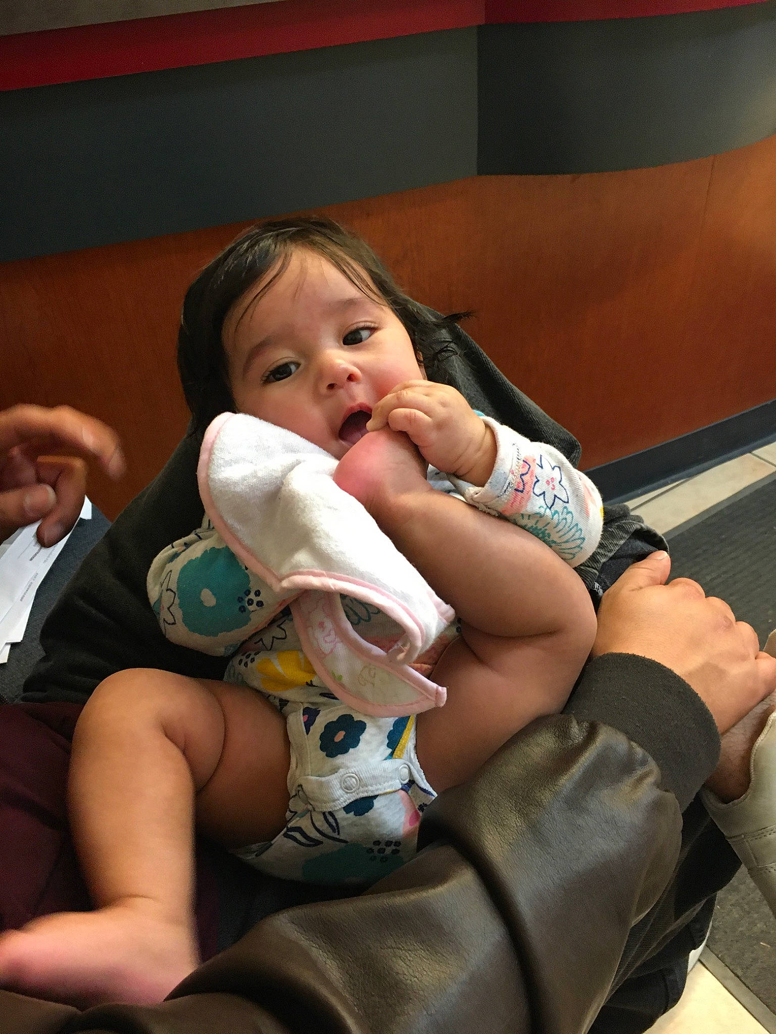 Aleia joined the competition — help win amazing prizes! baby, child, knee, leg, person, sitting, thigh, toddler