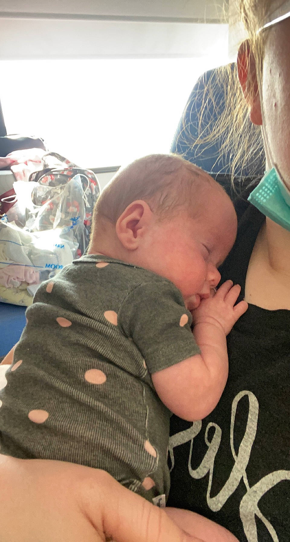 Scarlett joined the competition — help win amazing prizes! baby, baby_toddler_clothing, child, comfort, eye, fun, happy, human_body, interaction, joint, military_camouflage, neck, pattern, person, shoulder, skin, sleeve, t_shirt, textile, toddler