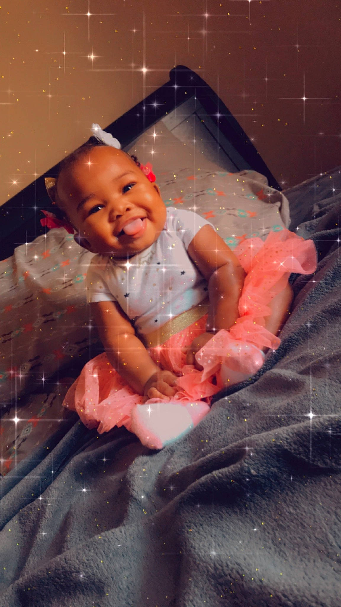 Keilani is registered to the contest to win money with this photo: baby, cheek, child, fun, glass, joy, person, pink, smile, space, toddler