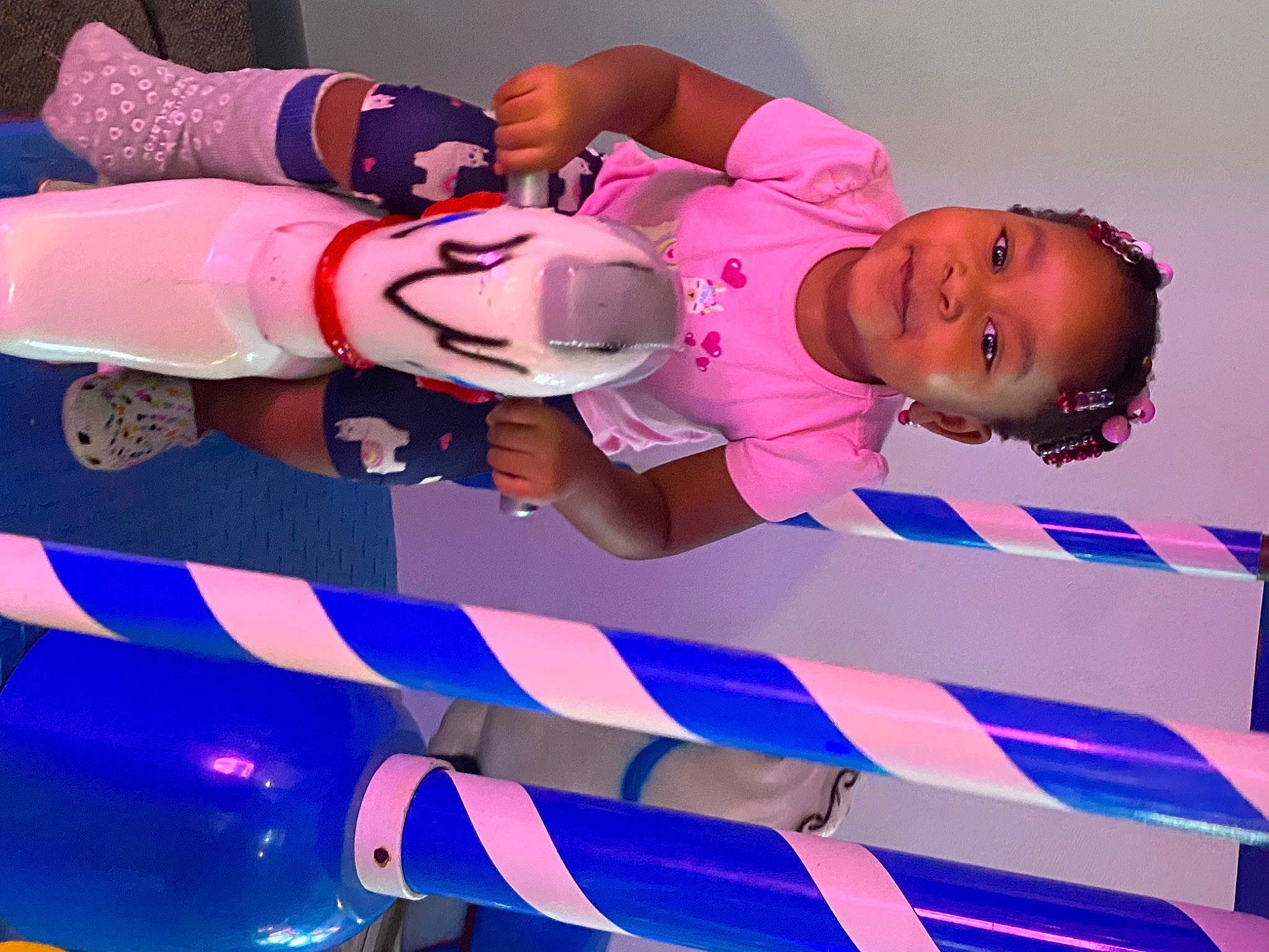 Cali joined the competition — help win amazing prizes! baby, baby_toddler_clothing, child, design, electric_blue, event, fun, happy, joy, leisure, light, magenta, person, pink, purple, recreation, red, smile, toddler, violet