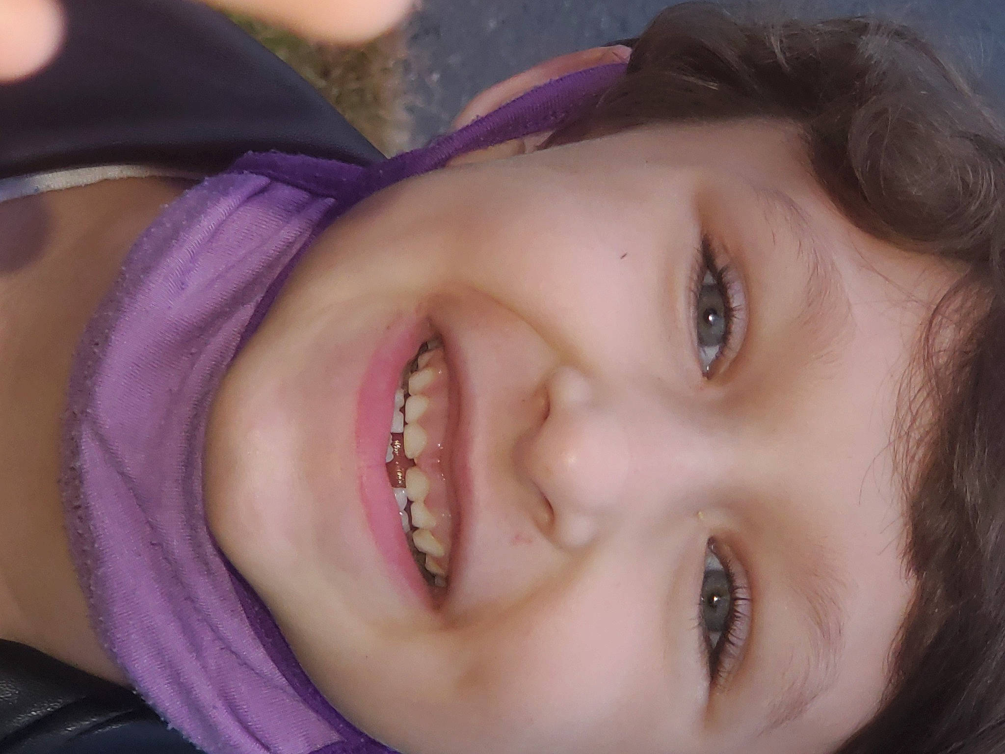 Aleeah is registered to the contest to win money with this photo: cheek, ear, eyebrow, eyelash, flash_photography, forehead, hair, happy, iris, jaw, joy, lip, mouth, neck, nose, organ, person, plant, purple, skin