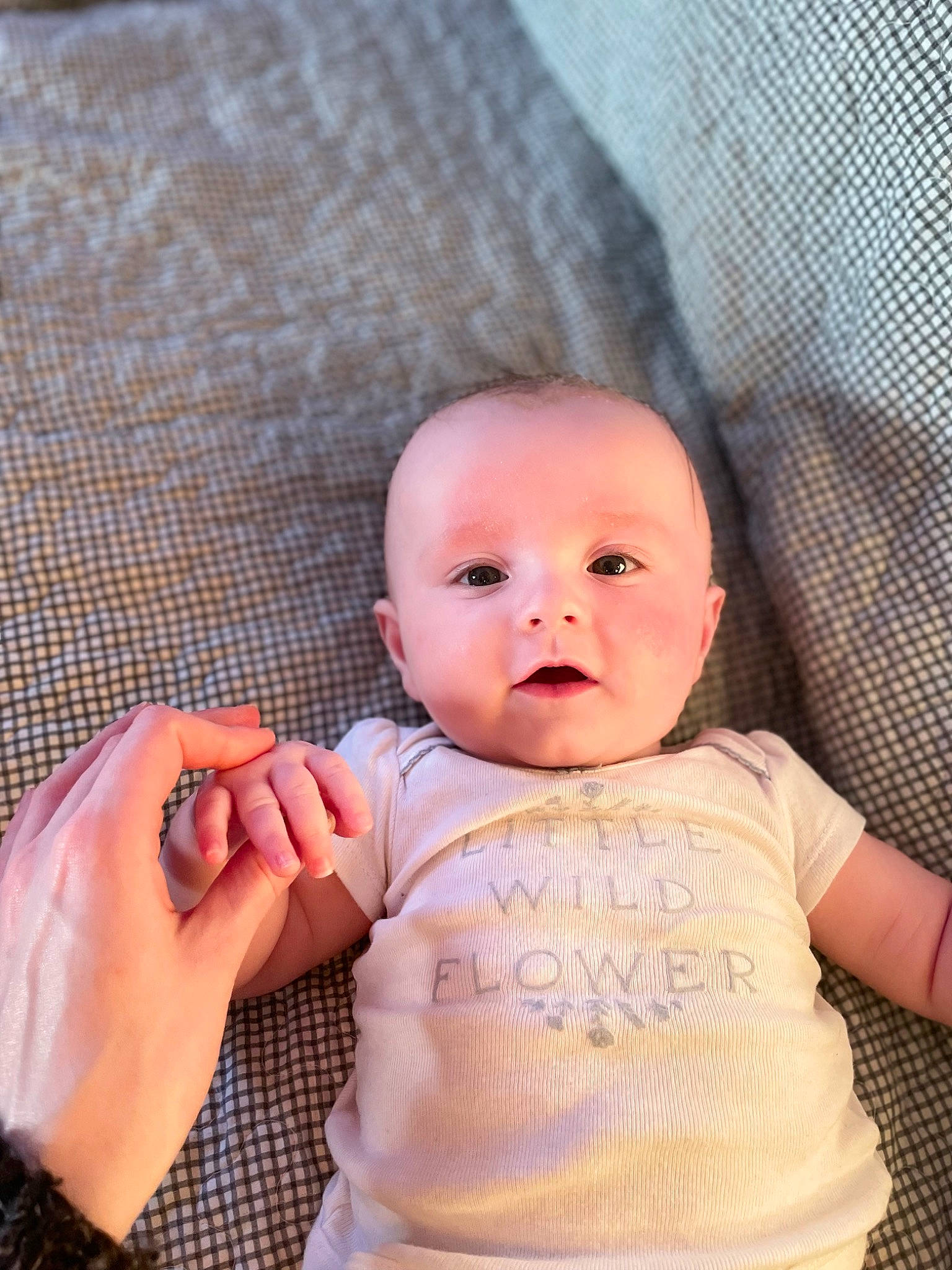 Leah is registered to the contest to win money with this photo: baby, baby_products, baby_toddler_clothing, cheek, child, comfort, finger, gesture, hand, happy, iris, lip, nail, nose, person, sitting, skin, sleeve, smile, toddler
