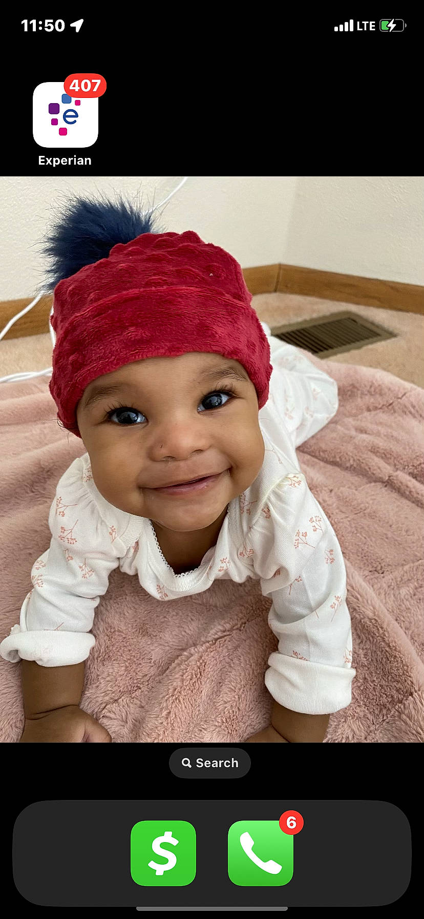 Kodi joined the competition — help win amazing prizes! baby, baby_toddler_clothing, cap, cheek, child, fashion_accessory, flash_photography, fun, happy, headgear, headwear, joy, knit_cap, lip, magenta, outerwear, pattern, person, sleeve, smile