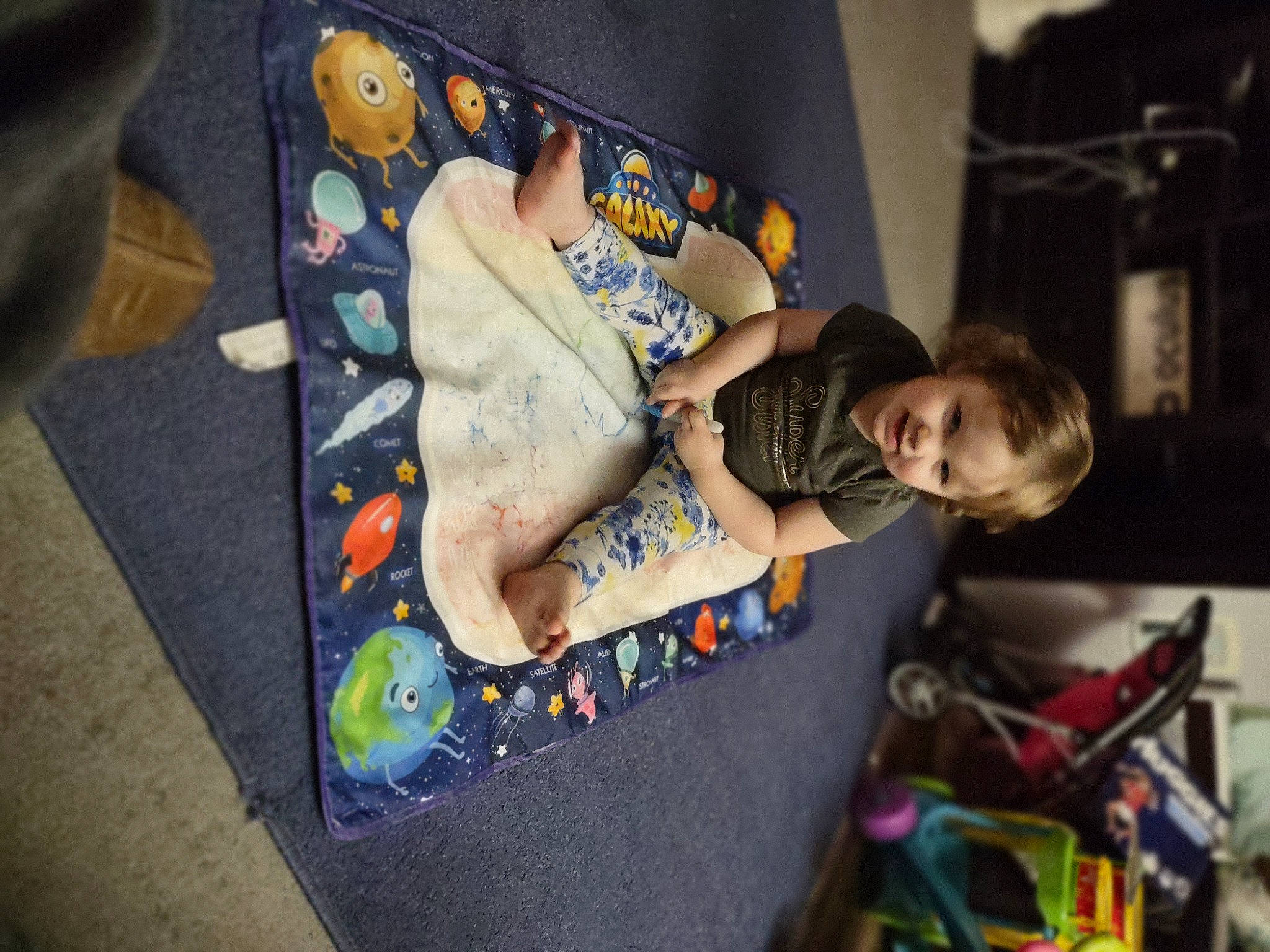 Sanza joined the competition — help win amazing prizes! arm, baby, baby_products, baby_toddler_clothing, baby_toys, child, comfort, event, fun, leisure, linens, person, play, room, sitting, t_shirt, toddler