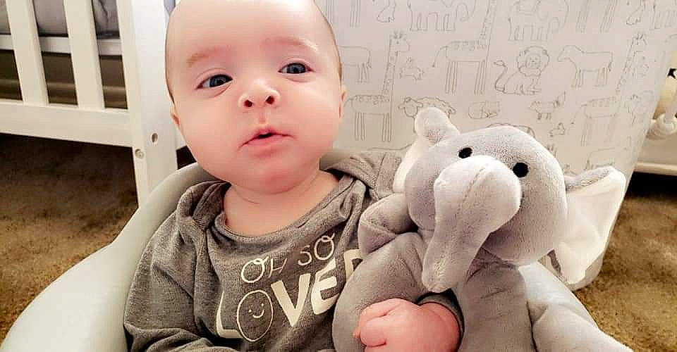 Billy joined the competition — help win amazing prizes! baby, baby_toddler_clothing, cheek, comfort, ear, finger, gesture, hand, happy, head, mammal, mouth, nose, organ, people, person, product, skin, sleeve, toddler