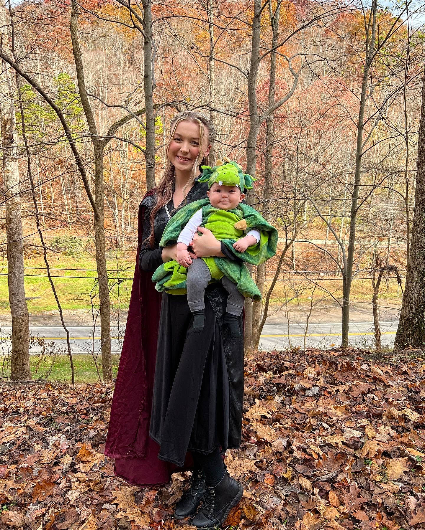 Atlas is registered to the contest to win money with this photo: baby_products, costume, deciduous, event, forest, formal_wear, fun, grass, happy, headwear, joy, leisure, people_in_nature, person, plant, recreation, smile, toddler, toy, tree