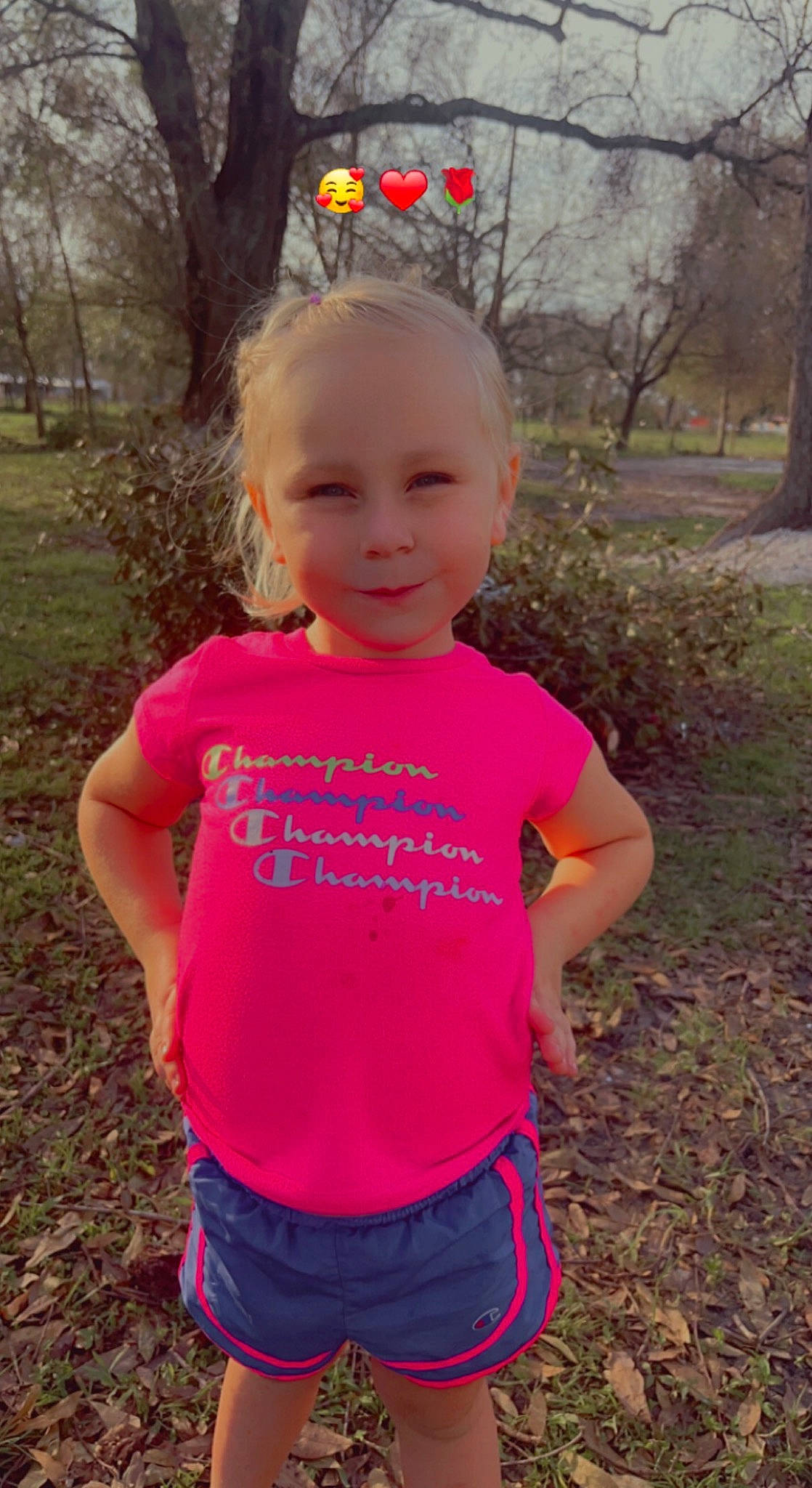 Brookelyn joined the competition — help win amazing prizes! baby_toddler_clothing, blond, electric_blue, eye, fun, grass, happy, head, headgear, joy, leaf, magenta, people_in_nature, person, pink, plant, shorts, sleeve, smile, t_shirt