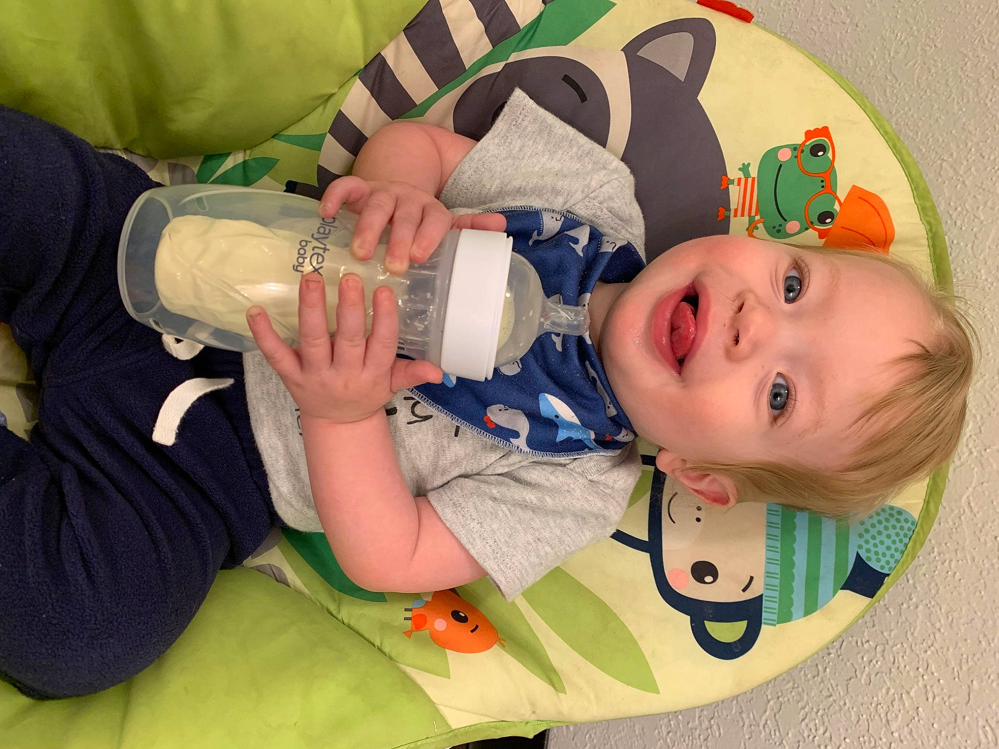 Leonardo joined the competition — help win amazing prizes! baby, baby_products, baby_toddler_clothing, cheek, child, clothing, elbow, eye, gesture, happy, head, mouth, nail, pattern, person, skin, sleeve, smile, thumb, toddler