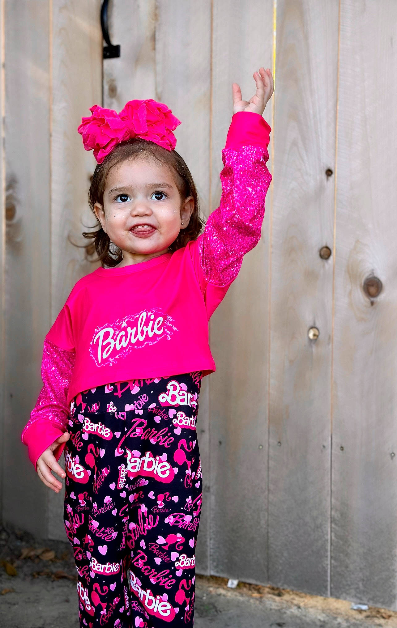 Mia is registered to the contest to win money with this photo: baby_toddler_clothing, child, clothing, costume, design, event, fashion_accessory, fun, happy, hat, joy, magenta, pattern, person, pink, purple, red, sleeve, smile, toddler