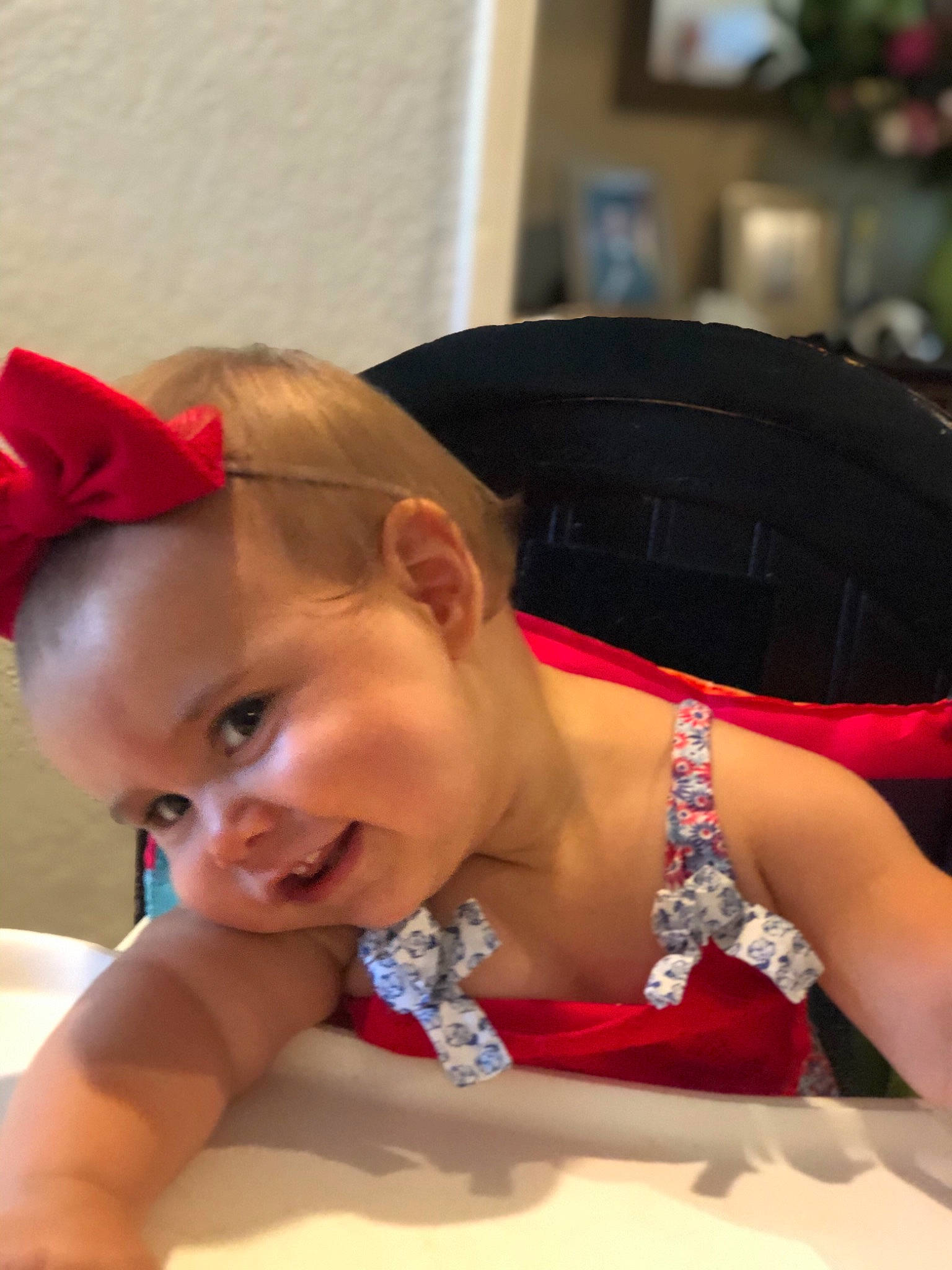 Allie joined the competition — help win amazing prizes! child, ear, fashion_accessory, hair_accessory, headband, person, toddler