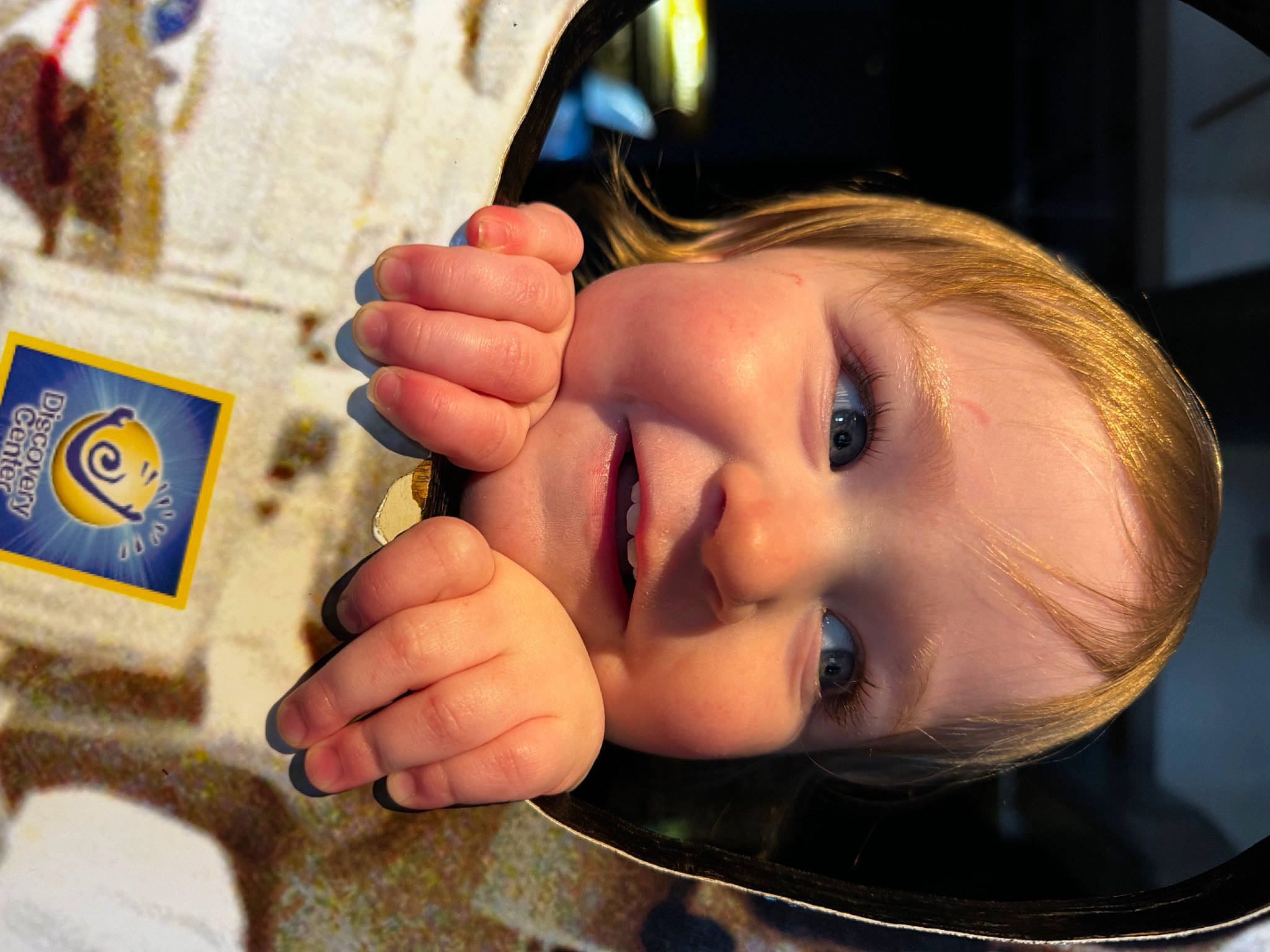 Ensley is registered to the contest to win money with this photo: art, cheek, child, ear, eye, eyebrow, eyelash, finger, fun, gesture, happy, iris, joy, lip, mouth, nail, nose, person, skin, thumb