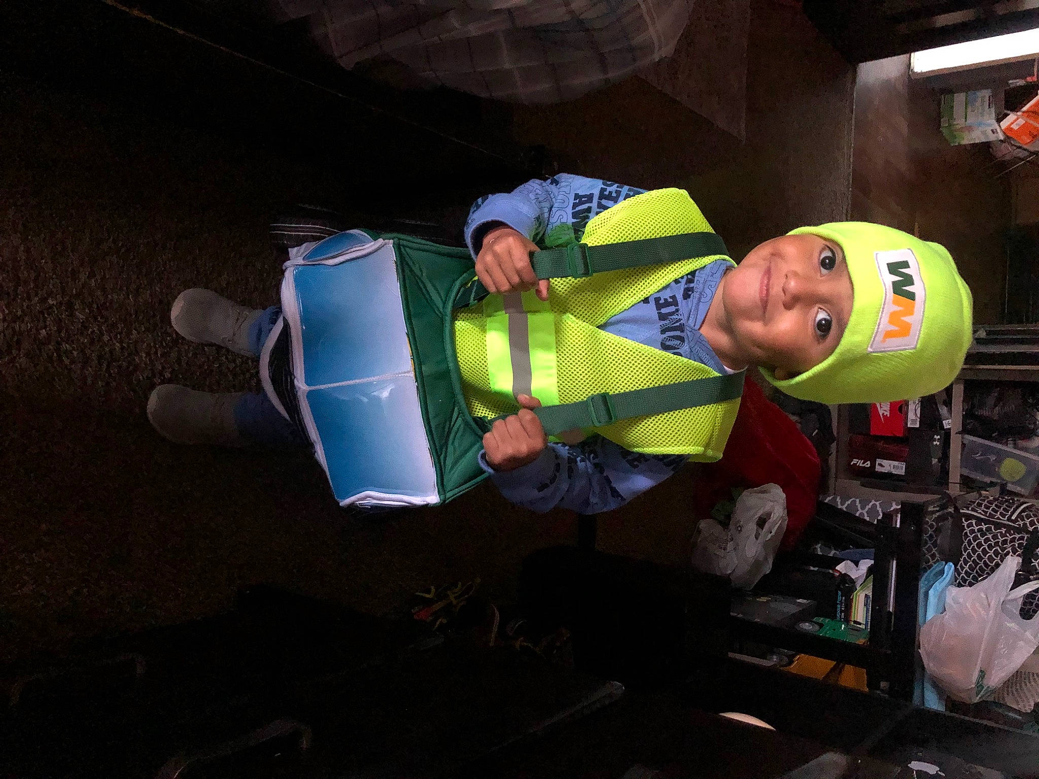 Javi Dominic joined the competition — help win amazing prizes! automotive_lighting, blue_collar_worker, engineering, fun, headwear, helmet, high_visibility_clothing, joy, machine, night, person, personal_protective_equipment, smile, space, t_shirt, workwear