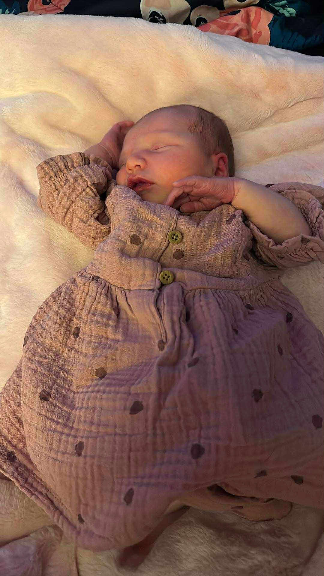 Navie joined the competition — help win amazing prizes! baby, sleeping, newborn, infant, blanket, soft, cozy, clothing, cute, peaceful, resting, portrait, indoors, child, person, sleep, mauve, buttons, fabric, warm