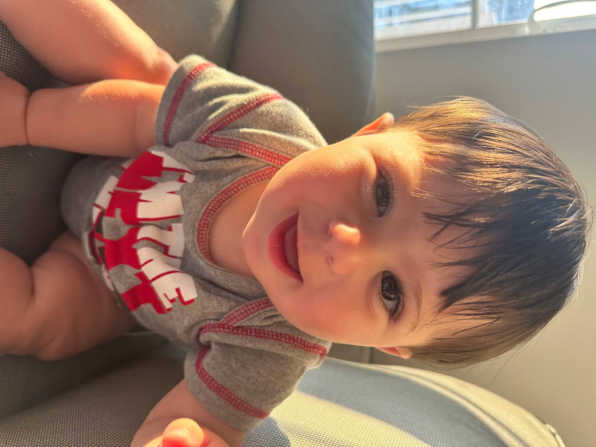 Daxton joined the competition — help win amazing prizes! baby, beauty, cheek, comfort, elbow, eyebrow, eyelash, facial_expression, finger, happy, lip, mouth, nail, neck, nose, organ, person, skin, smile, toddler