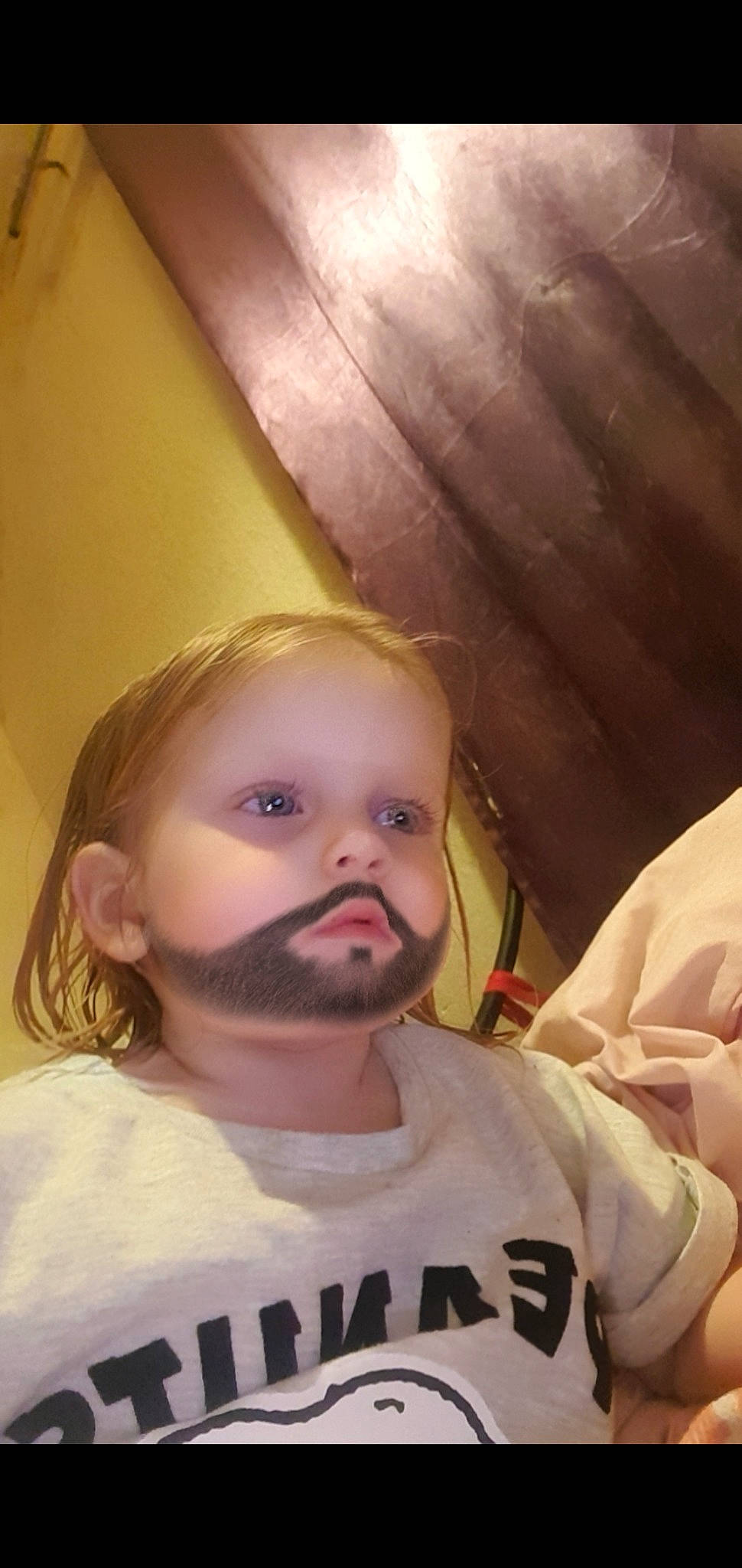 Crystal joined the competition — help win amazing prizes! beard, cheek, chin, ear, eye, eyebrow, eyelash, face, forehead, hair, happy, human_body, jaw, lip, mouth, neck, nose, person, skin, t_shirt