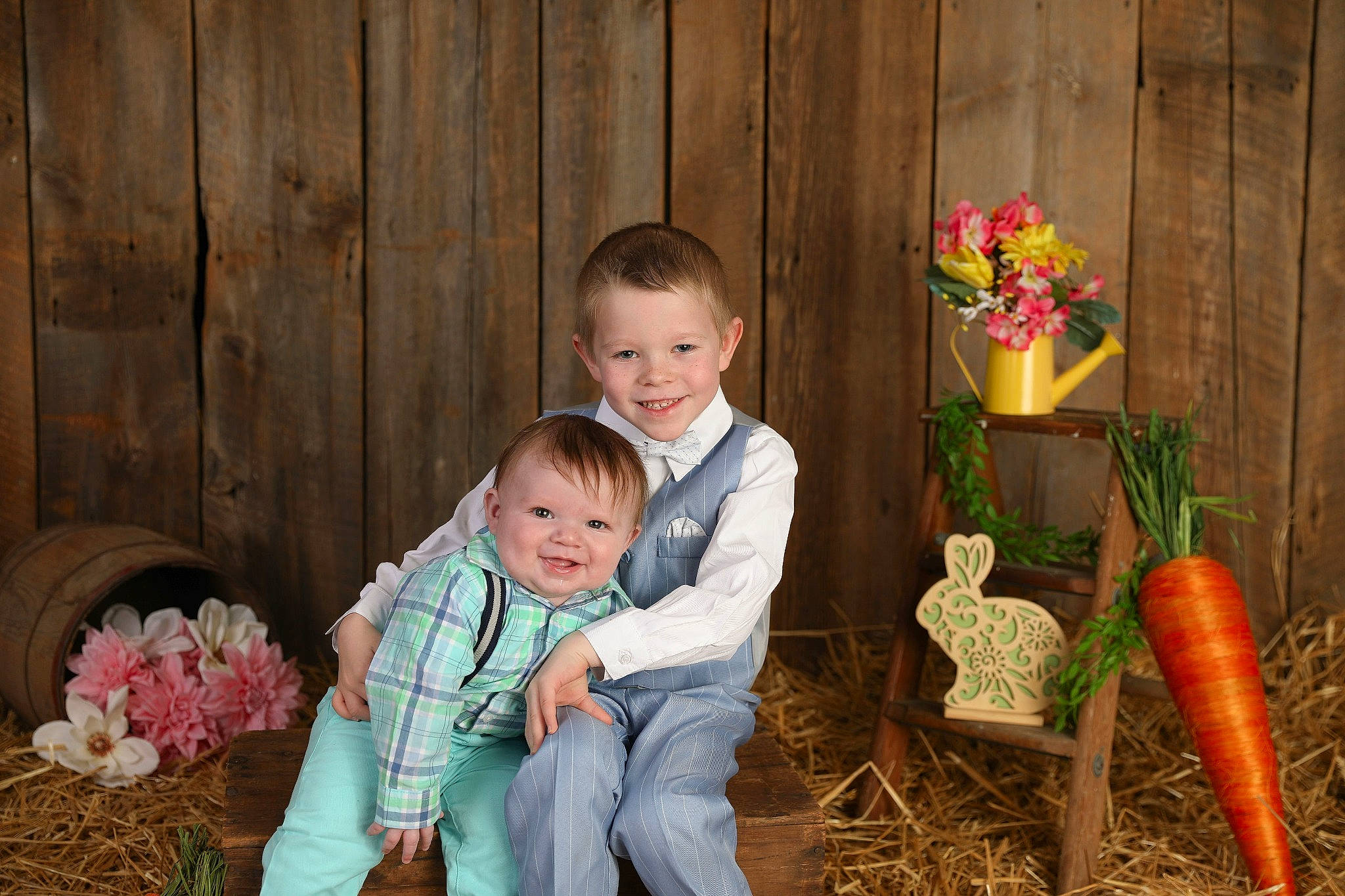 Carter is registered to the contest to win money with this photo: child, event, face, floral_design, flower, flower_arranging, flowerpot, fun, grass, happy, holiday, joy, leaf, leg, people, people_in_nature, person, plant, sitting, smile