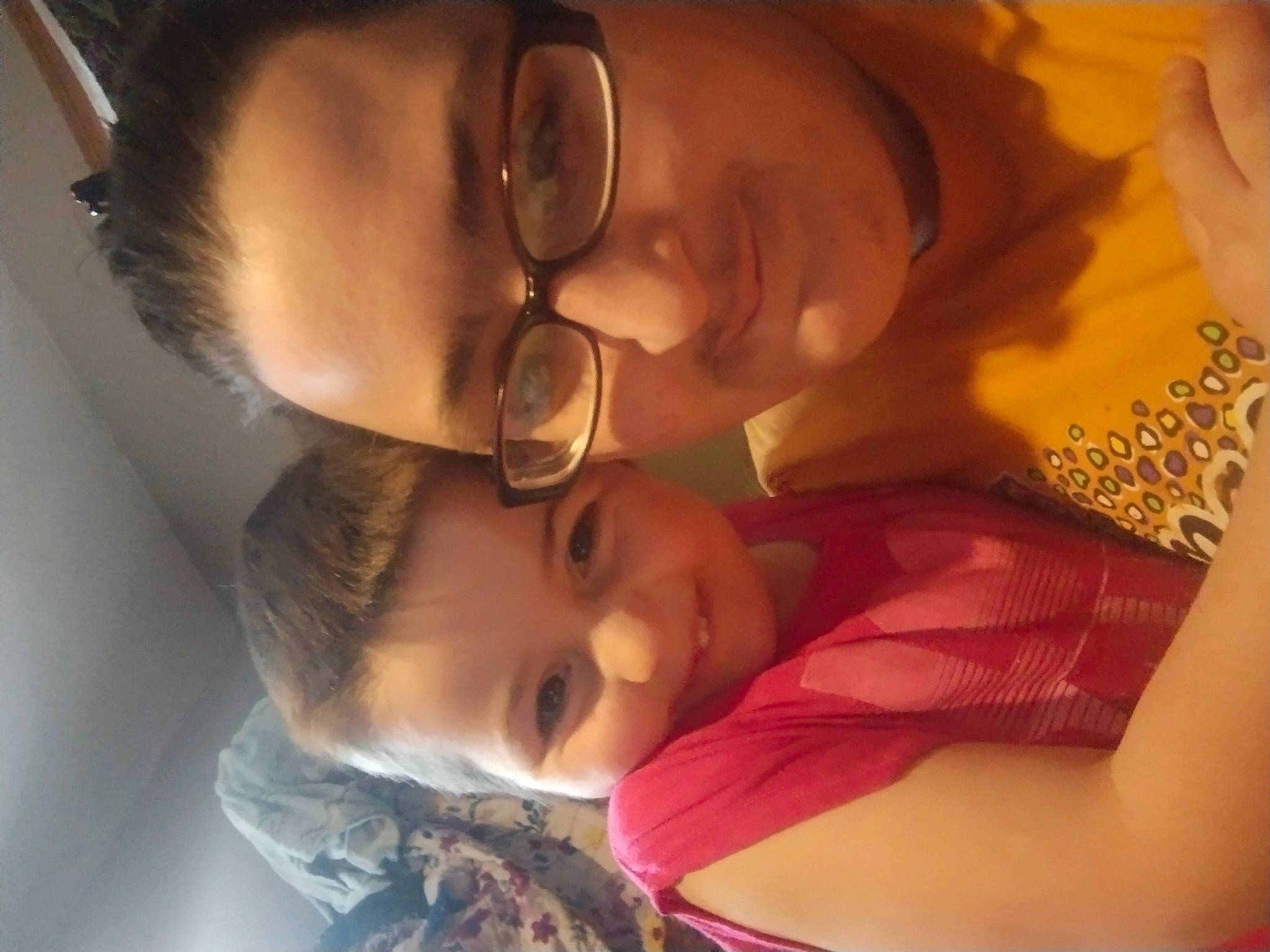 Rosie is registered to the contest to win money with this photo: baby, cheek, comfort, ear, eyelash, eyewear, forehead, fun, glasses, happy, human_body, iris, joy, lip, mouth, neck, nose, person, skin, smile