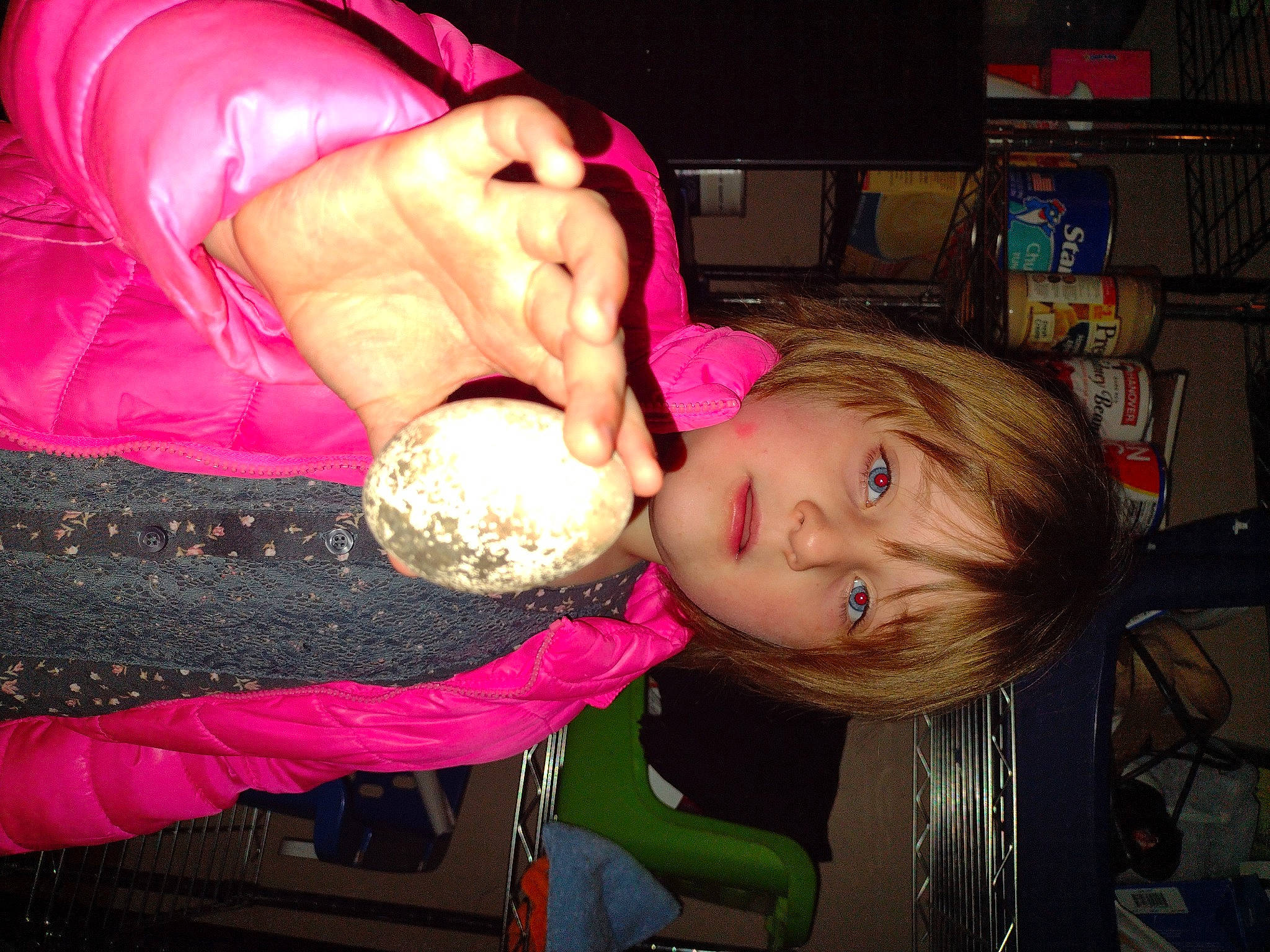 Amy joined the competition — help win amazing prizes! beauty, chair, child, comfort_food, finger, food, fun, gesture, magenta, nail, person, pink, thumb, toddler, wrist