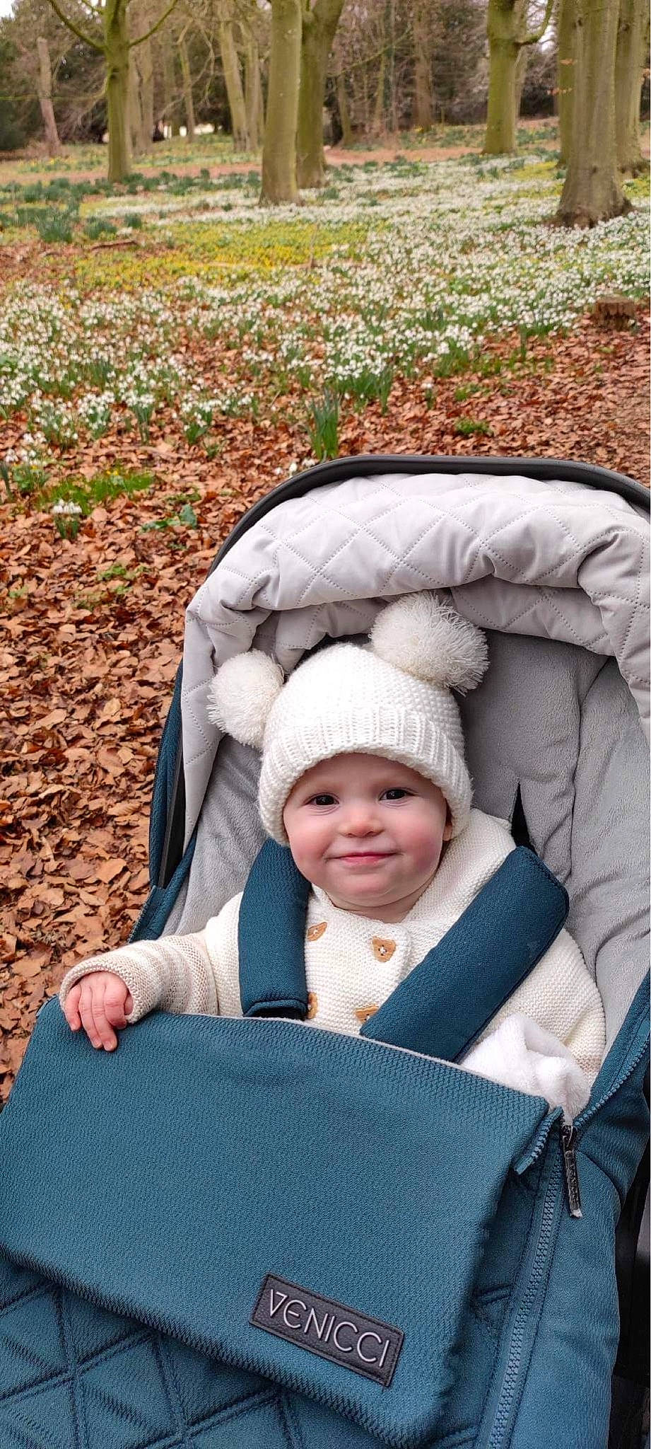 Darcey joined the competition — help win amazing prizes! baby, baby_products, beauty, cap, comfort, fashion_accessory, grass, happy, headwear, joy, leaf, leisure, mammal, people_in_nature, person, plant, sitting, smile, snapshot, toddler
