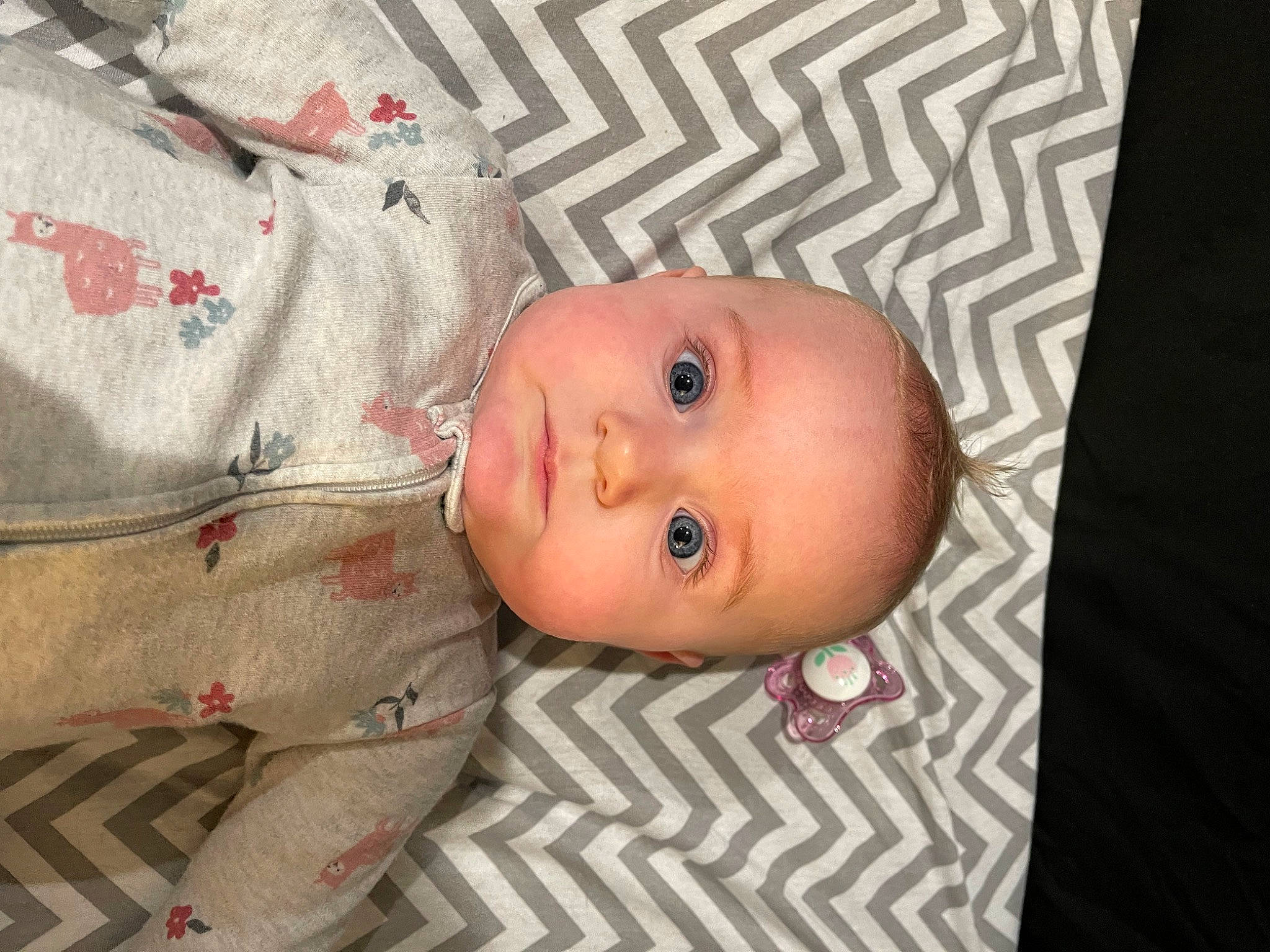 Emmerson joined the competition — help win amazing prizes! baby, baby_products, baby_safety, baby_toddler_clothing, cheek, child, comfort, eye, eyebrow, infant_bed, iris, linens, lip, mouth, nose, pattern, person, sleeve, smile, toddler