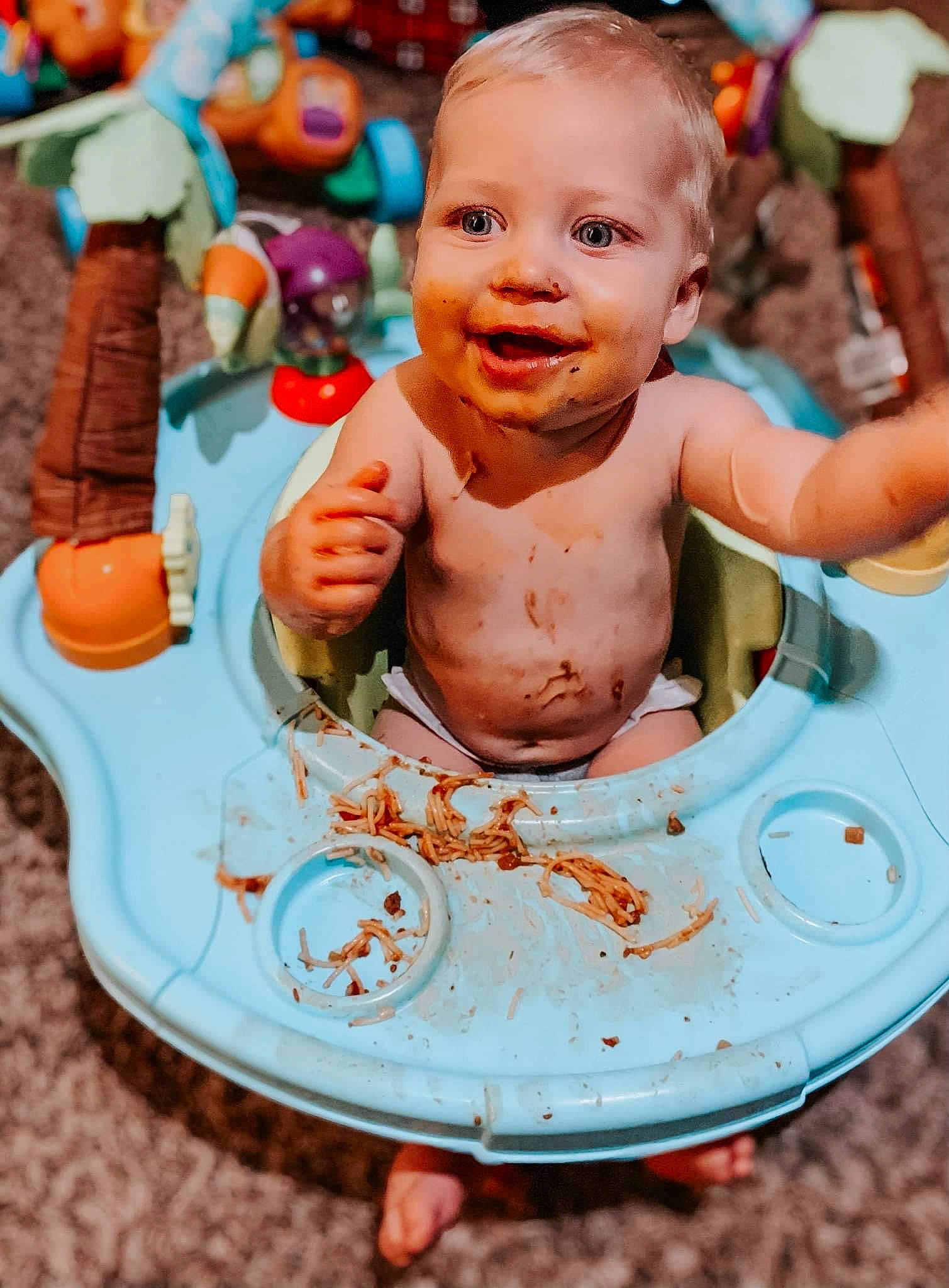 Branson joined the competition — help win amazing prizes! abdomen, baby, baby_bathing, baby_products, baby_toddler_clothing, barechested, bathing, ceramic, cheek, chest, child, joy, nose, person, stomach, toddler, trunk