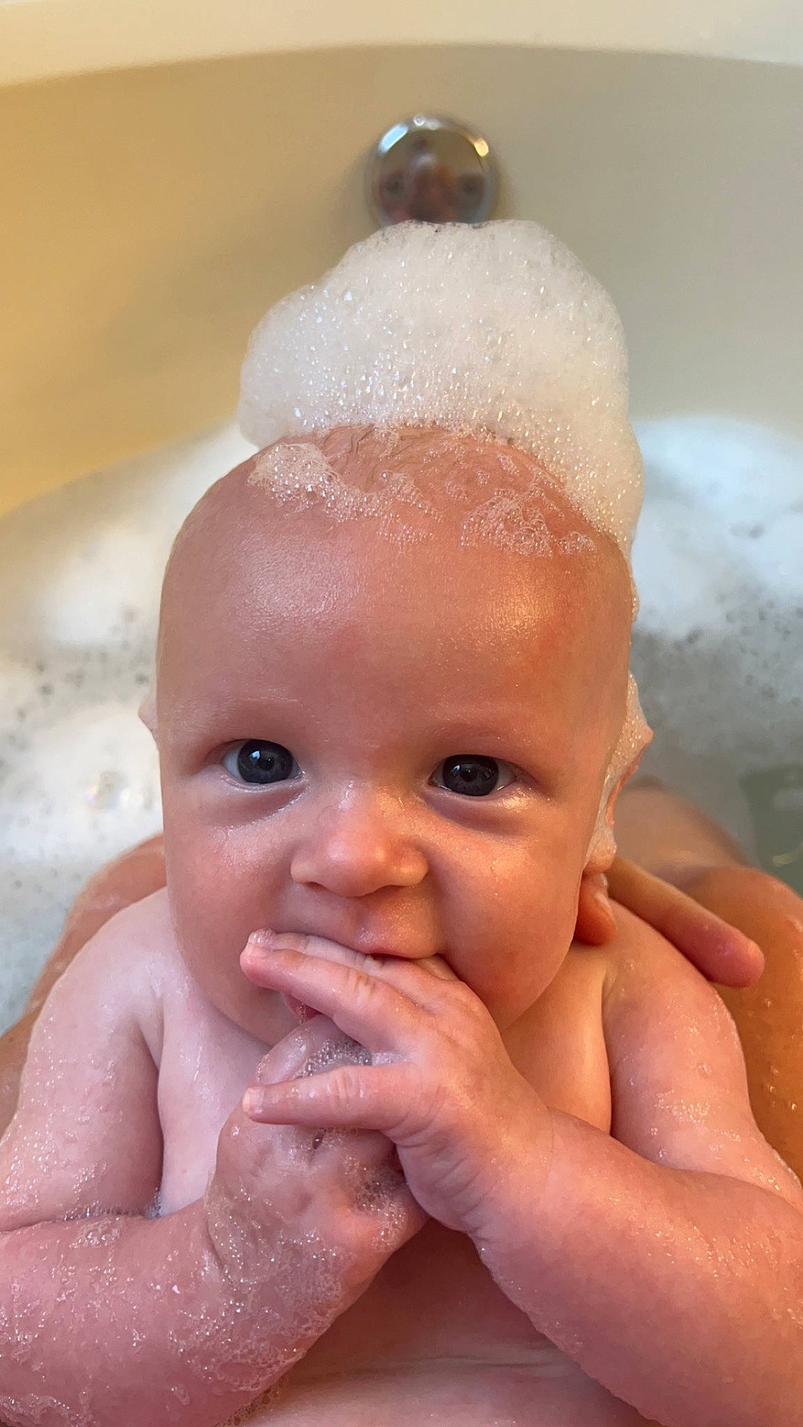 Cohen joined the competition — help win amazing prizes! baby_bathing, cheek, chin, eye, eyebrow, eyelash, face, facial_expression, forehead, hair, hairstyle, hand, head, lip, mouth, muscle, nose, organ, person, skin