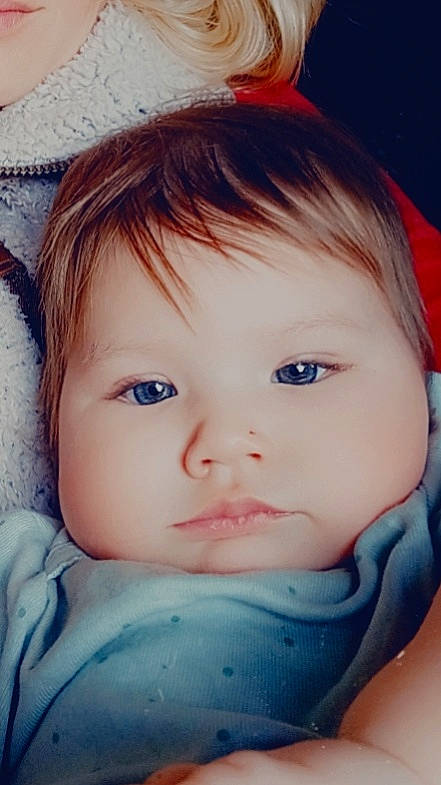 Wyleigh is registered to the contest to win money with this photo: azure, baby, cheek, chin, cool, ear, eye, eyebrow, eyelash, forehead, happy, headgear, iris, jaw, lip, mouth, neck, nose, person, skin