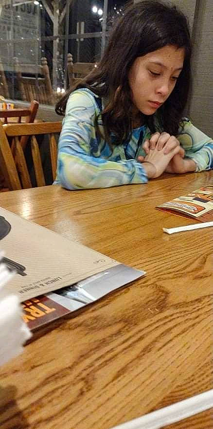 Dani joined the competition — help win amazing prizes! chair, child, design, desk, finger, floor, flooring, fun, furniture, hardwood, leisure, person, recreation, room, t_shirt, table, tableware, varnish, wood, wood_stain