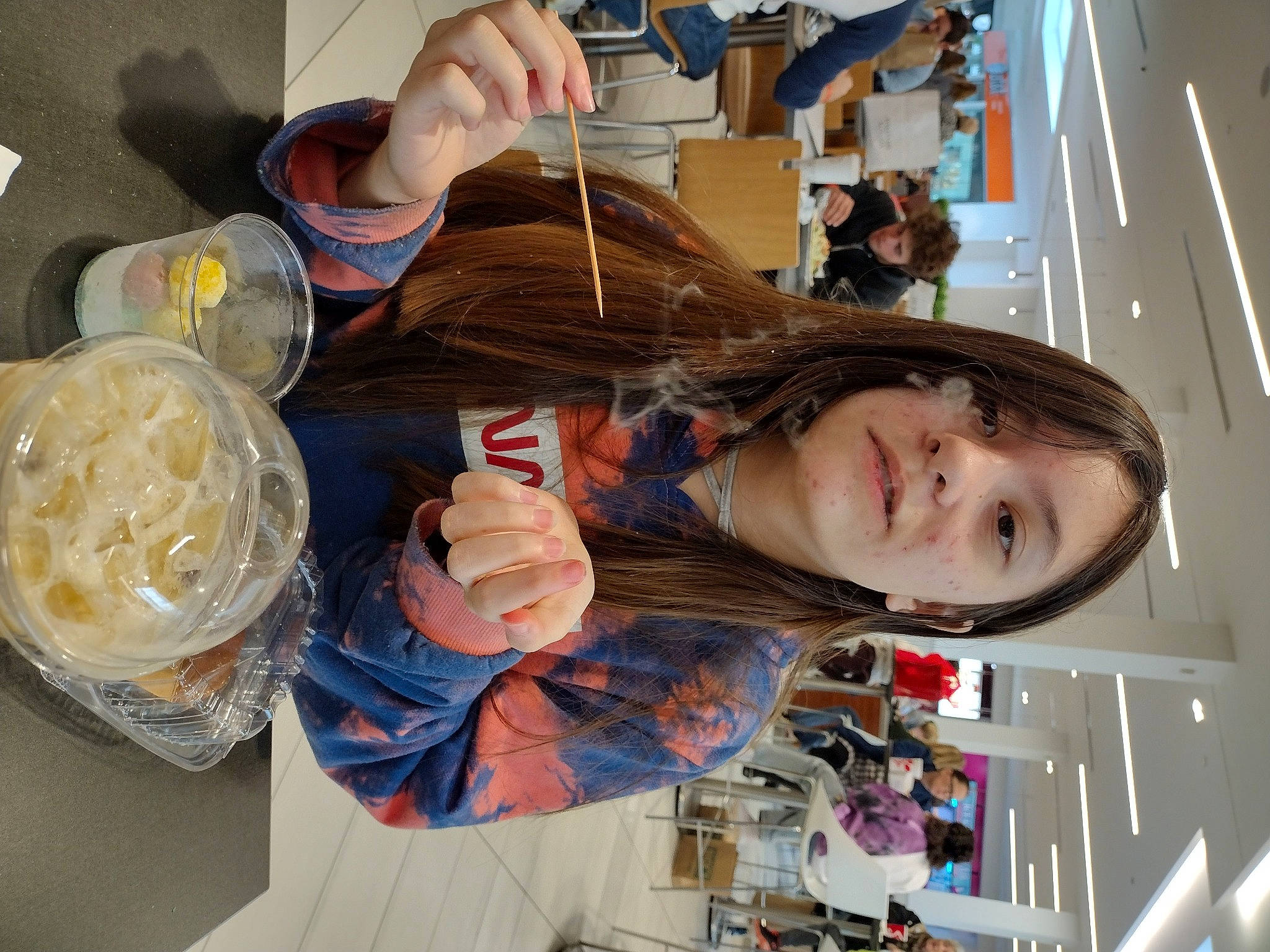 Bianca joined the competition — help win amazing prizes! child, comfort_food, cooking, cuisine, dish, eyelash, eyewear, fast_food, food, fun, hair_coloring, ingredient, junk_food, person, plastic, room, science, space, tableware, under_exposed