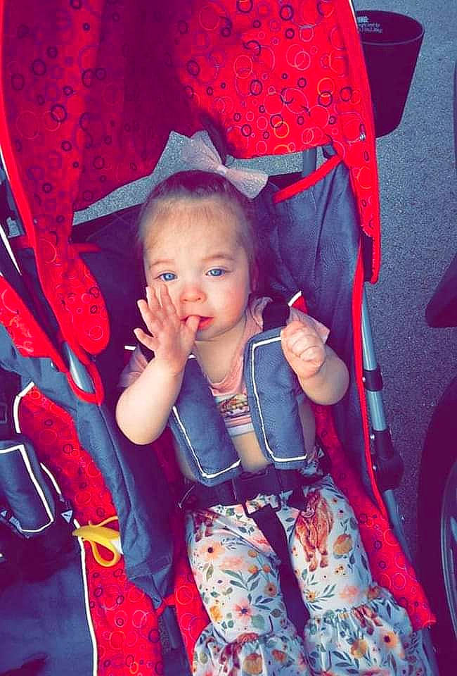 Jasmine is registered to the contest to win money with this photo: baby_toddler_clothing, child, cool, costume_hat, electric_blue, entertainment, event, fashion_accessory, fun, happy, hat, human, magenta, organ, pattern, person, pink, product, purple, red