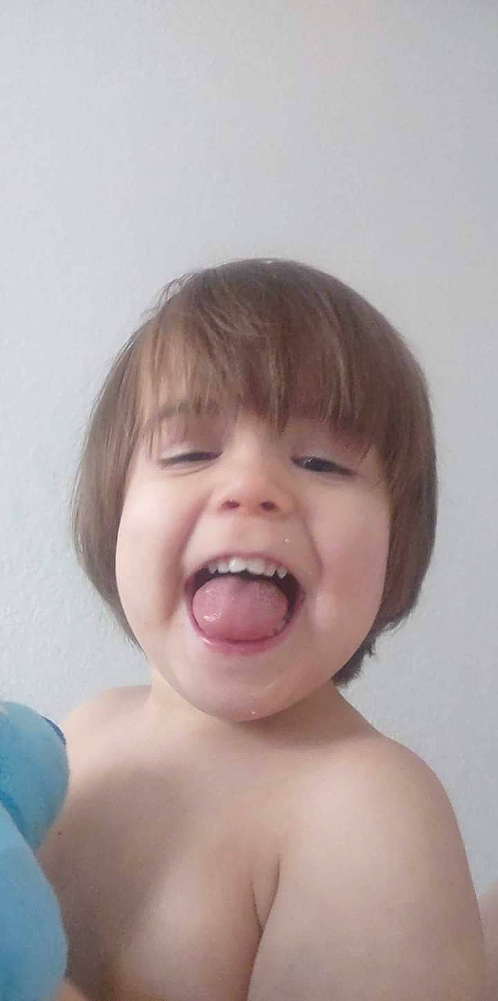 Jackson joined the competition — help win amazing prizes! cheek, chin, ear, eye, eyebrow, eyelash, forehead, gesture, happy, head, iris, jaw, lip, mouth, neck, nose, person, smile, toddler, tongue