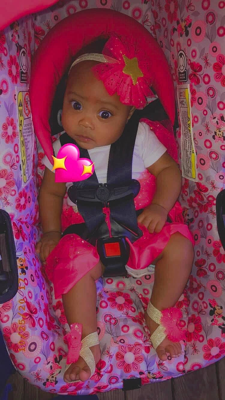 Kassidy joined the competition — help win amazing prizes! baby_products, baby_toddler_clothing, baby_toys, costume_accessory, doll, embellishment, hair_accessory, headband, headwear, magenta, mobile_phone, peach, person, pink, stuffed_toy, telephone, telephony, toy, wig