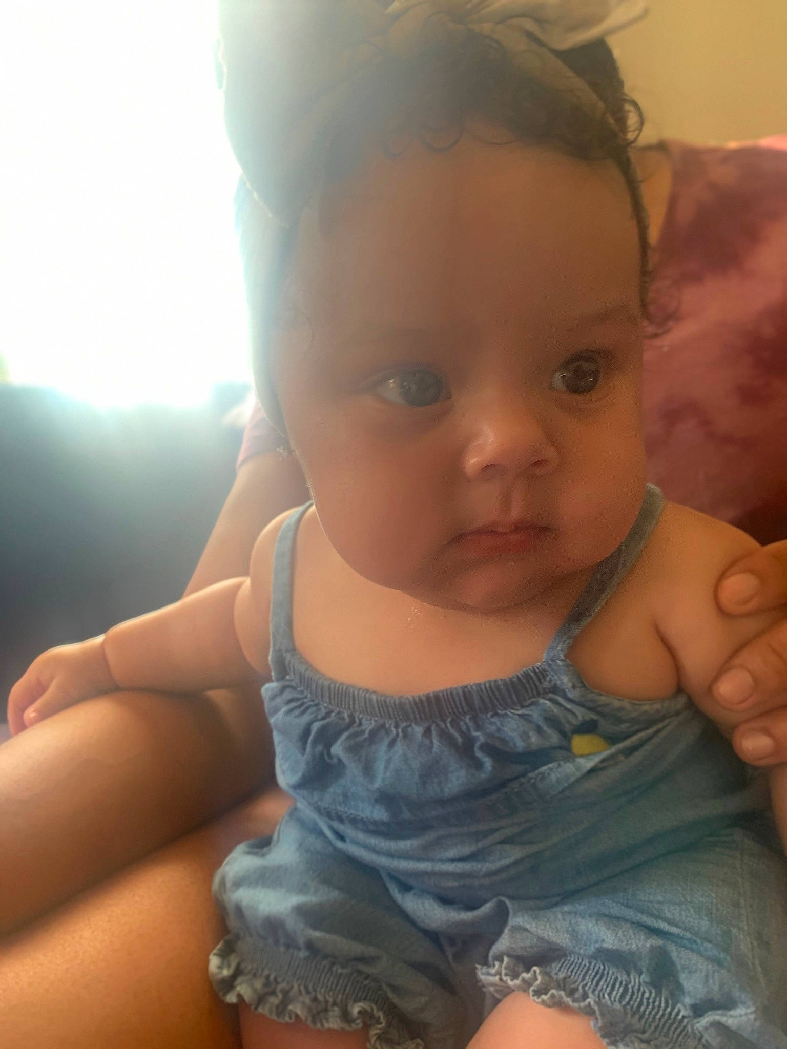 Nora joined the competition — help win amazing prizes! arm, baby, beauty, cheek, child, chin, eye, eyebrow, face, forehead, hair, head, joint, lip, nose, person, pink, shoulder, skin, smile