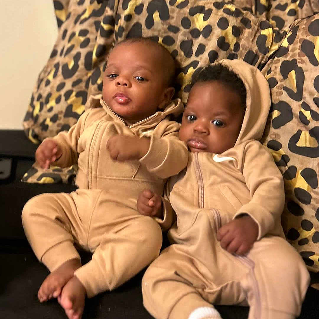 Jacobi And Jacorey joined the competition — help win amazing prizes! baby, bed, bedroom, clothing, couch, cushion, face, furniture, happy, head, homedecor, hosiery, indoors, pants, people, person, photography, portrait, room, sock